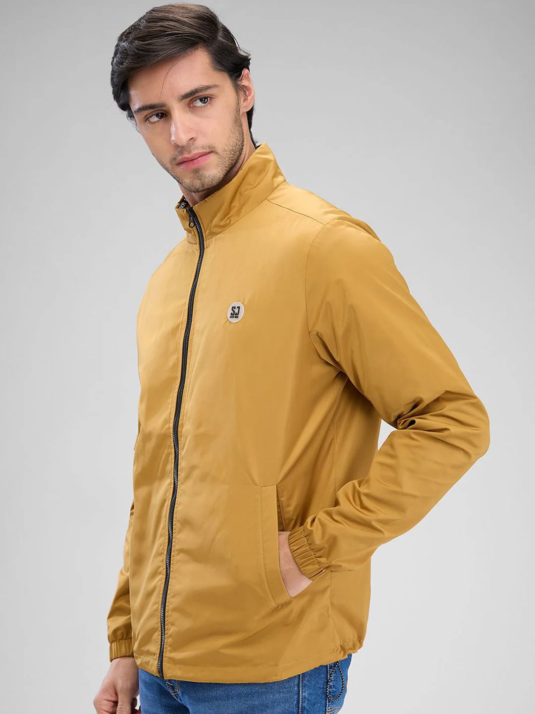 SPYKAR Men Solid  Full Sleeve Regular Fit Tailored Jacket - Image 3