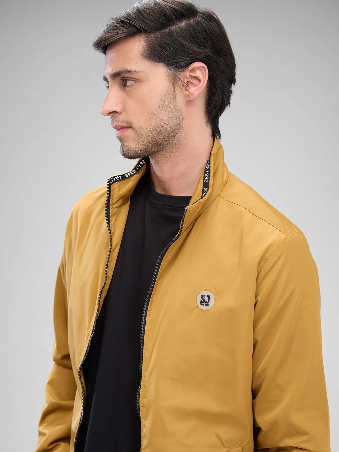 SPYKAR Men Solid  Full Sleeve Regular Fit Tailored Jacket - Image 6
