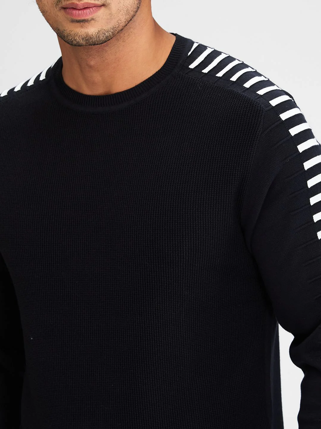 SPYKAR Men Striped Pullover - Image 2