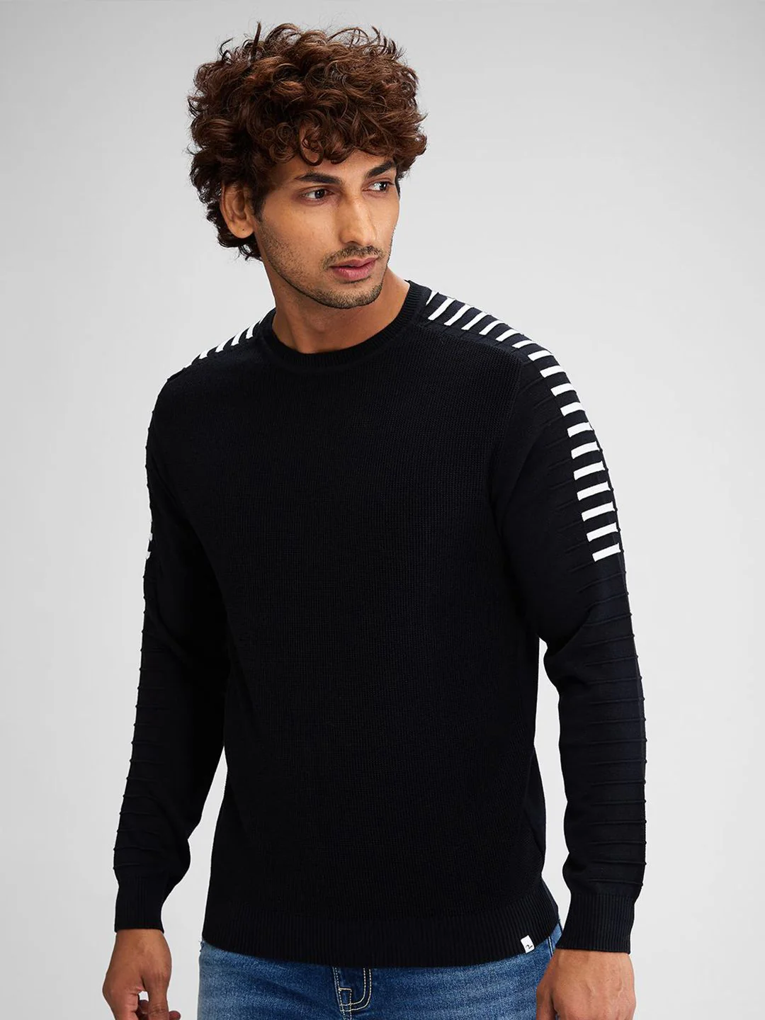 SPYKAR Men Striped Pullover - Image 3