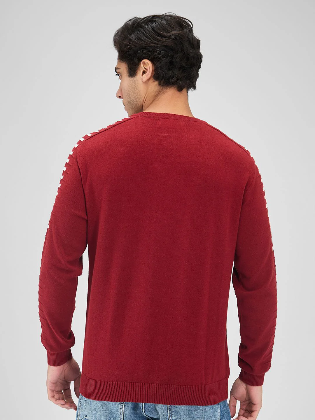 SPYKAR Men Striped Pullover - Image 5