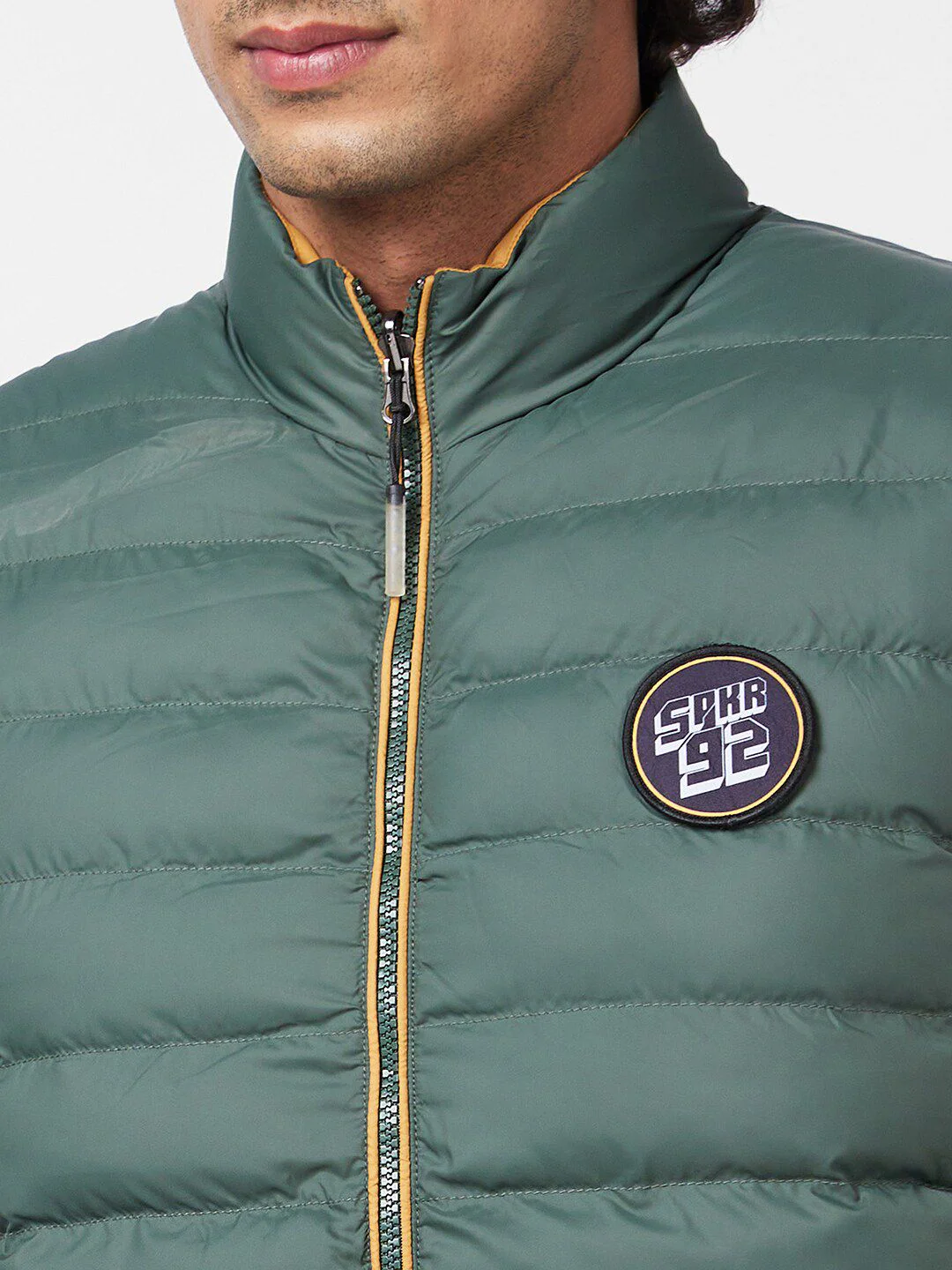 SPYKAR Mock Collar Puffer Jacket - Image 2