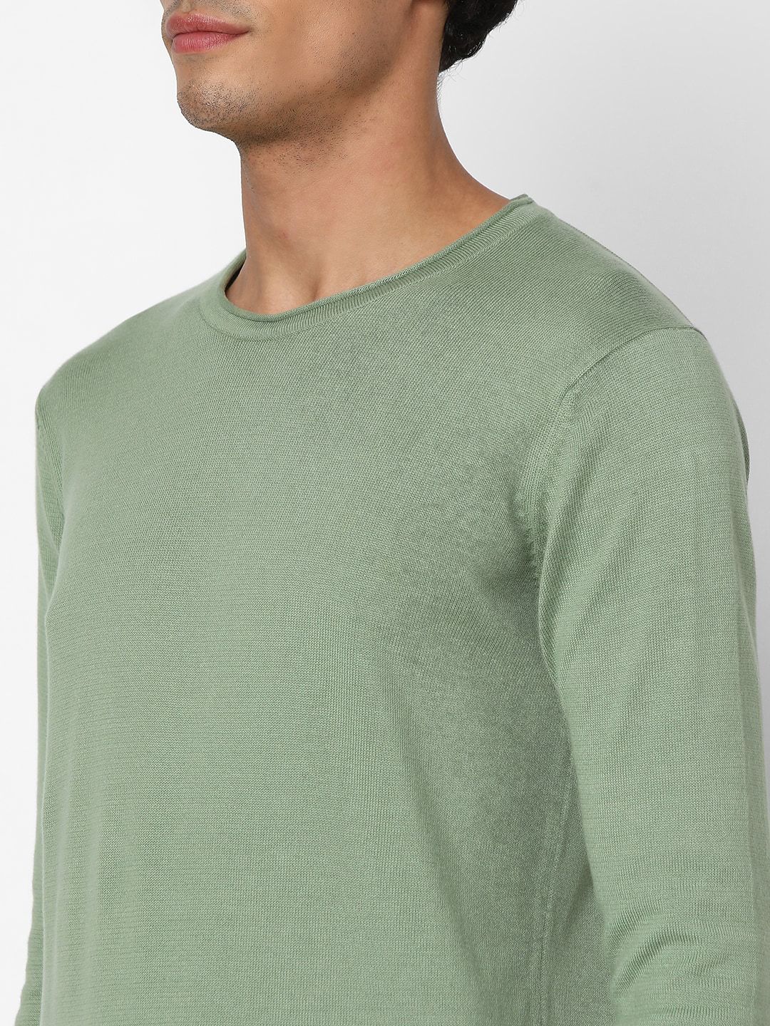 SPYKAR Round Neck Cotton Pullover - Image 2