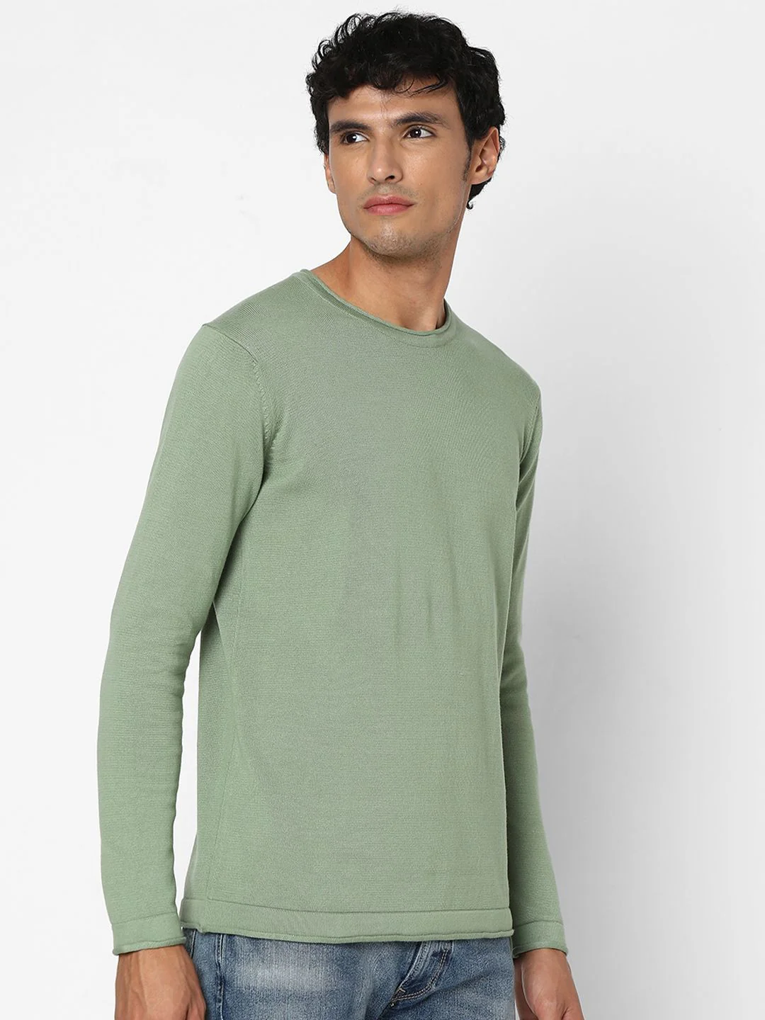 SPYKAR Round Neck Cotton Pullover - Image 3