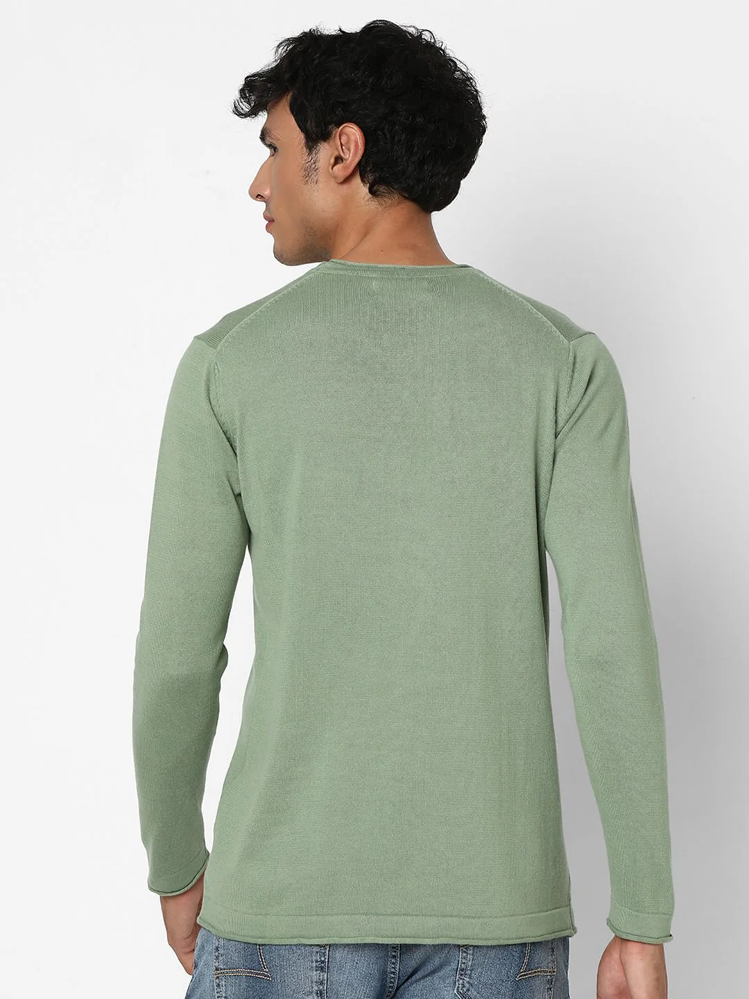 SPYKAR Round Neck Cotton Pullover - Image 5