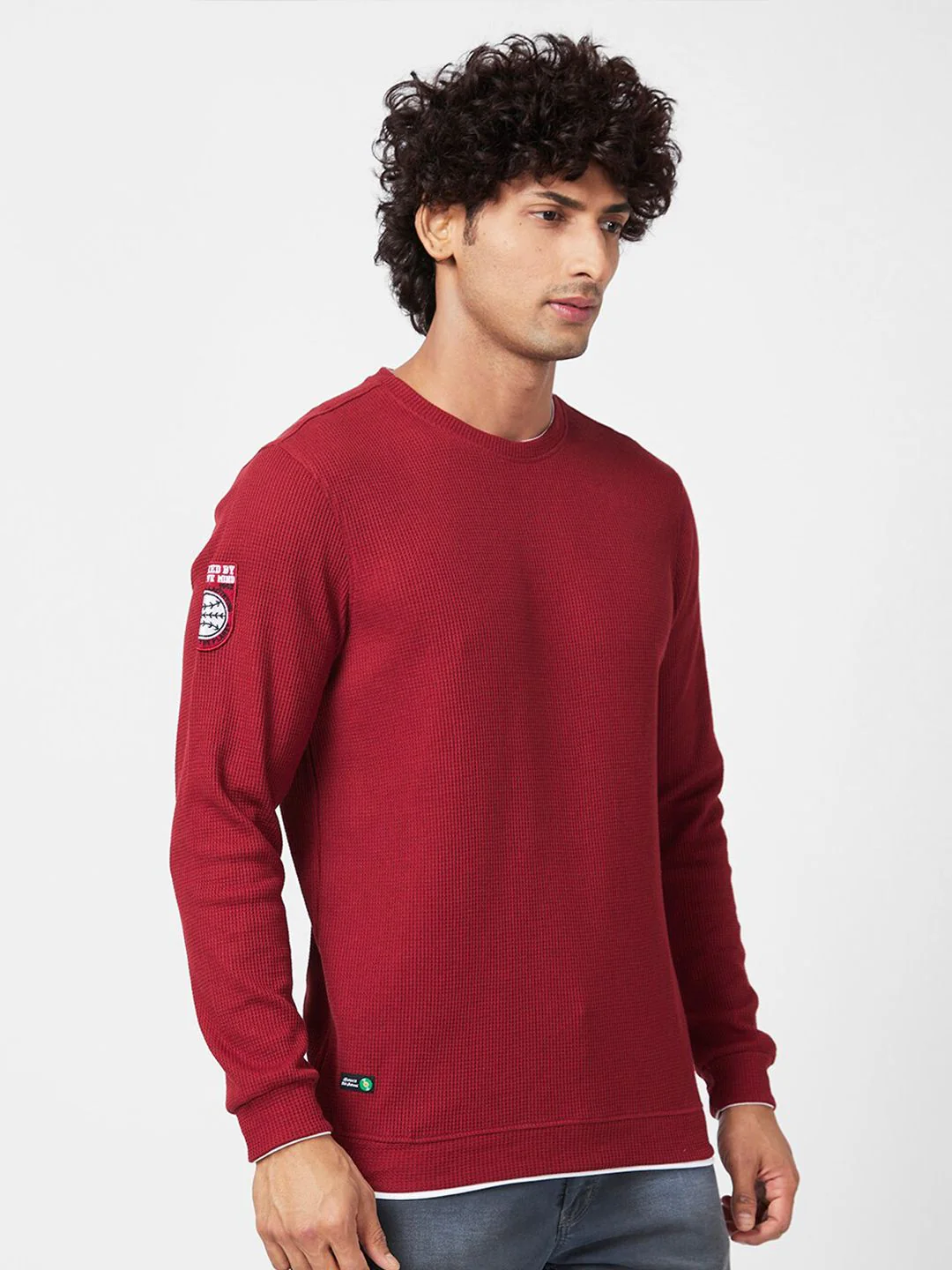 SPYKAR Round Neck Cotton Sweatshirt - Image 3