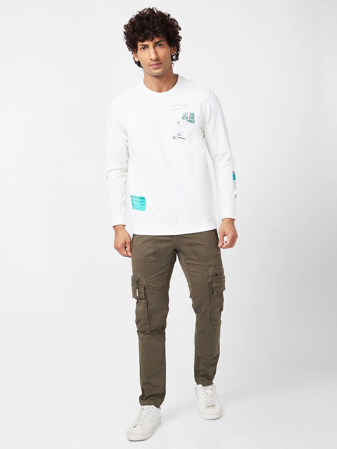 SPYKAR Round Neck Sweatshirt - Image 4