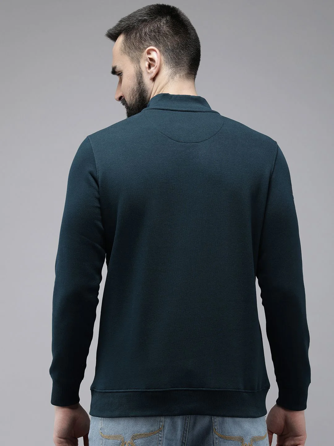 SPYKAR Solid Long Sleeves Pullover Sweatshirt - Image 5