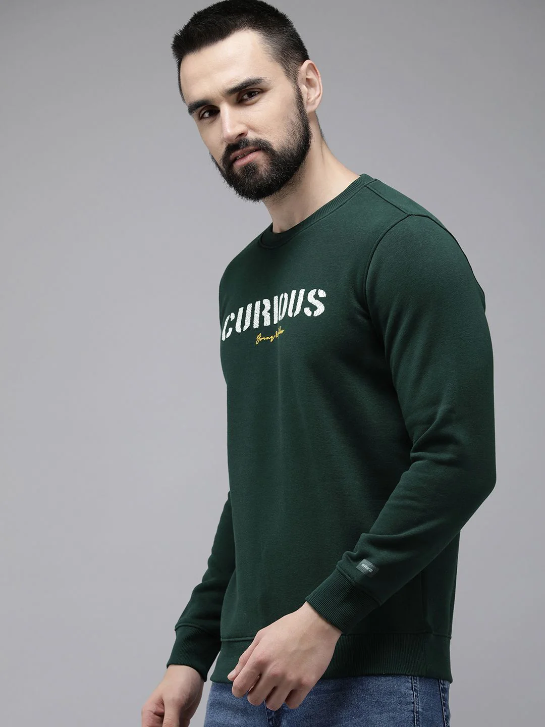 SPYKAR Typography Printed Pullover Sweatshirt - Image 3