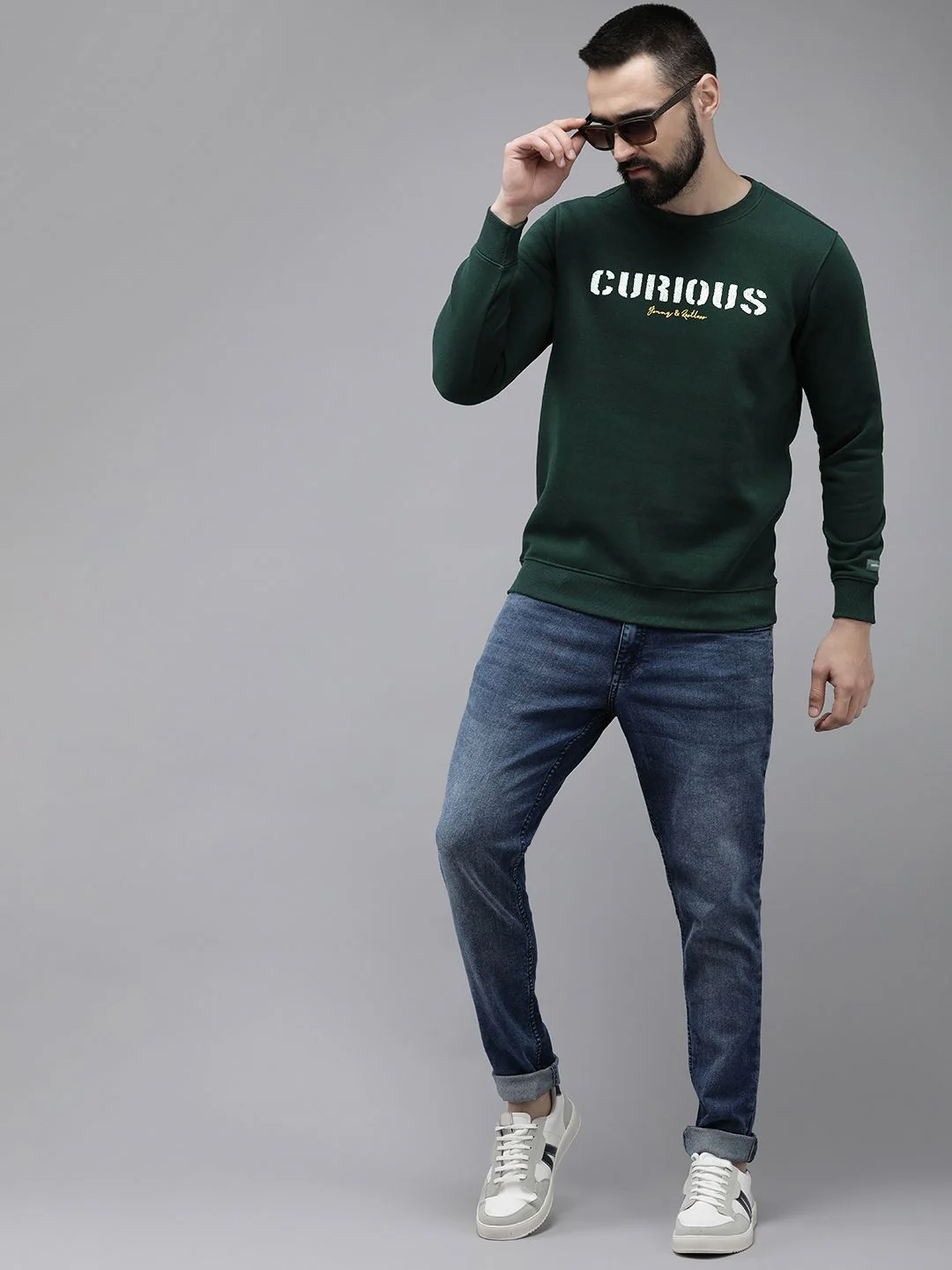 SPYKAR Typography Printed Pullover Sweatshirt - Image 4