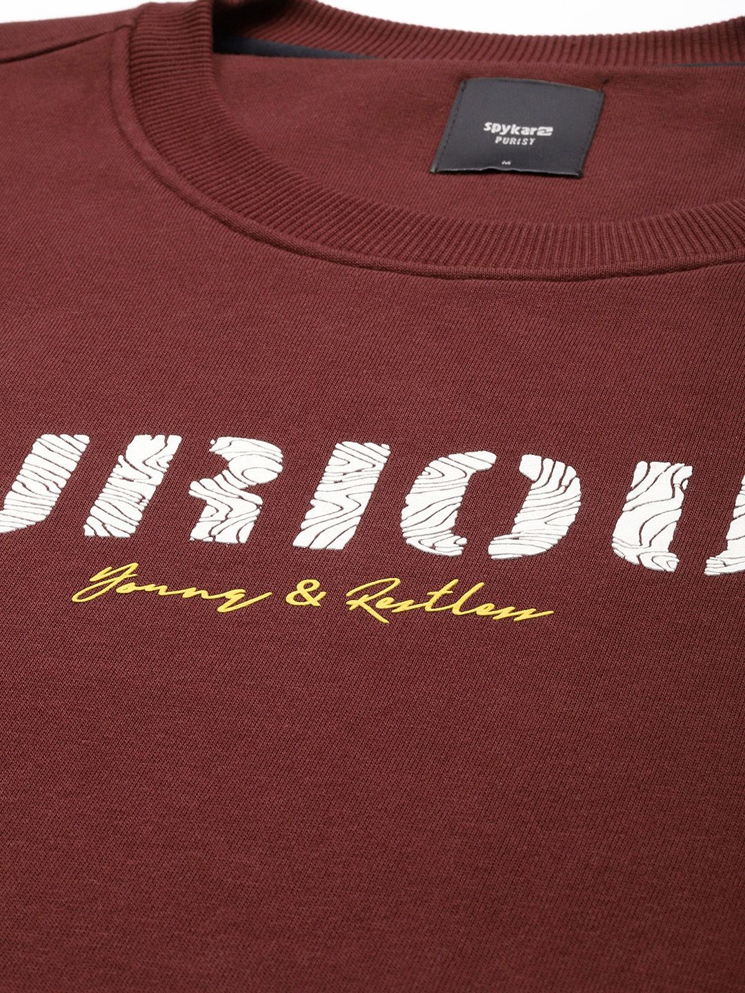 SPYKAR Typography Printed Pullover Sweatshirt - Image 2