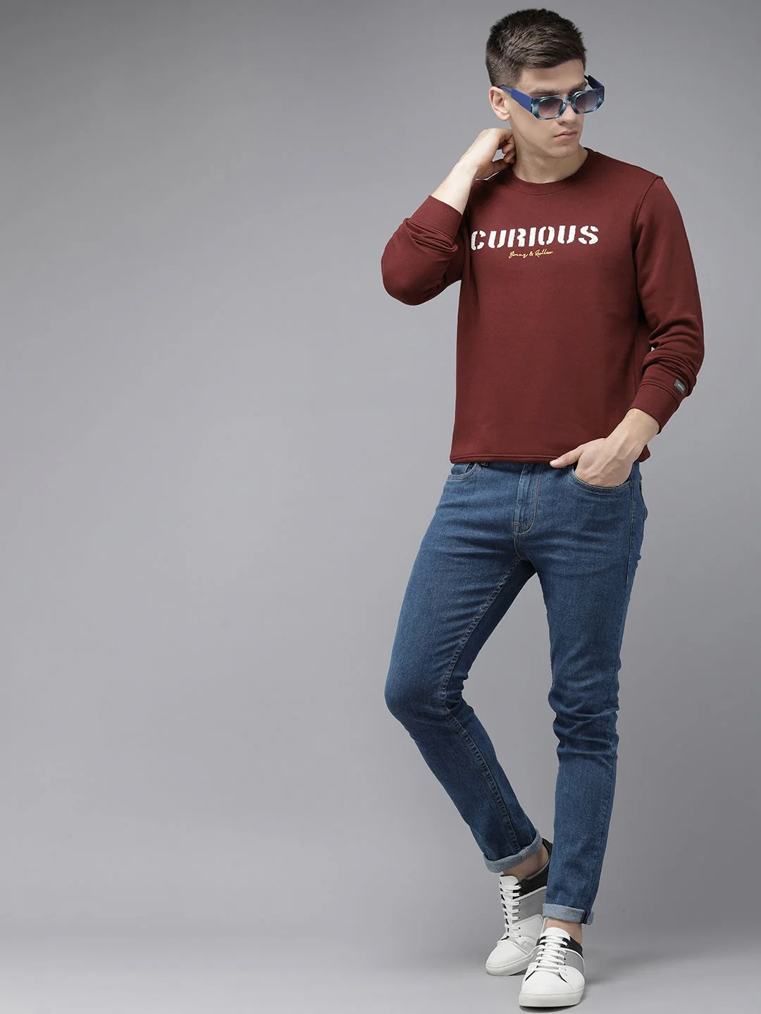 SPYKAR Typography Printed Pullover Sweatshirt - Image 4