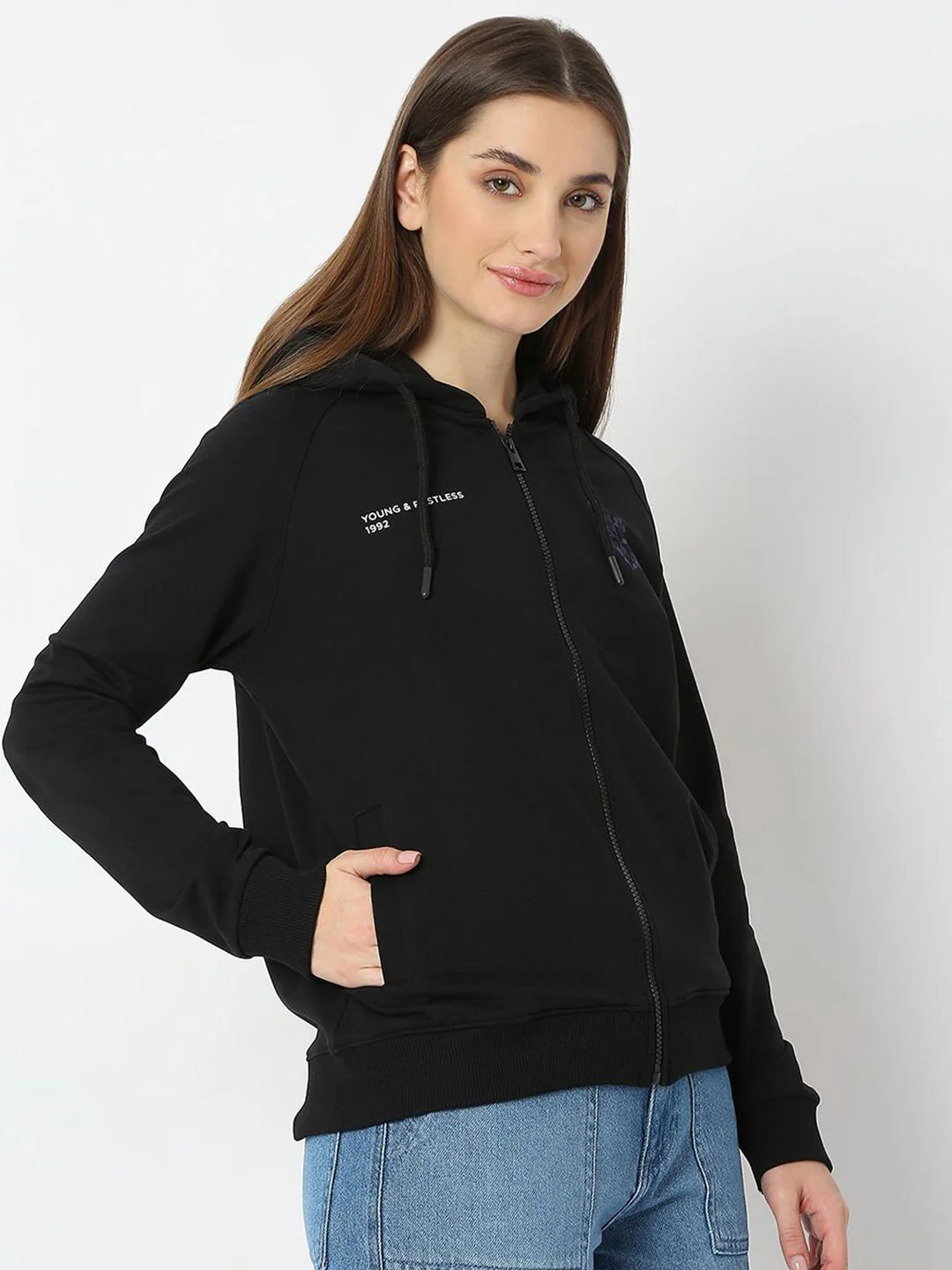 SPYKAR Women Hooded Sweatshirt - Image 5