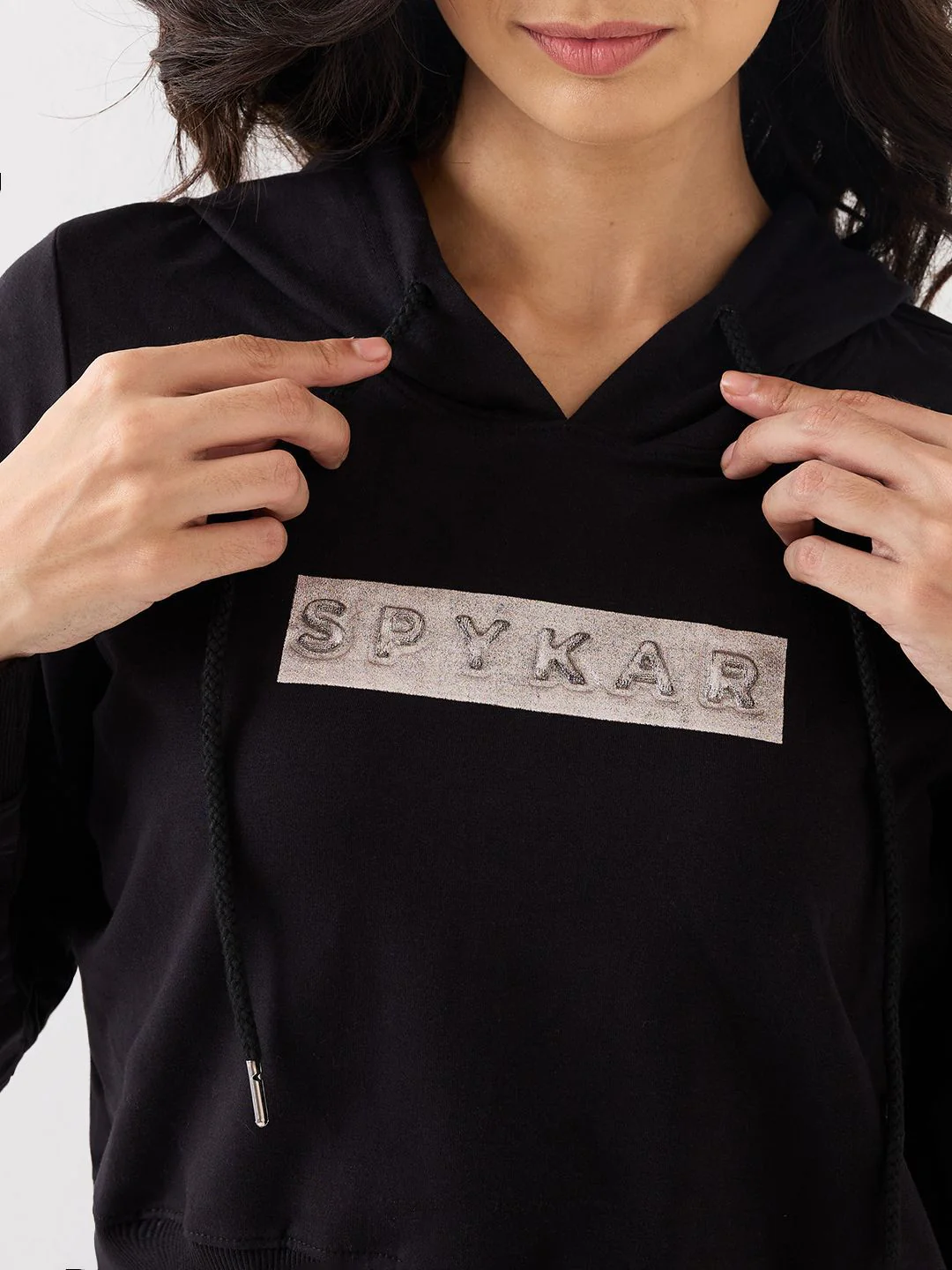 SPYKAR Women Hooded Sweatshirt - Image 2