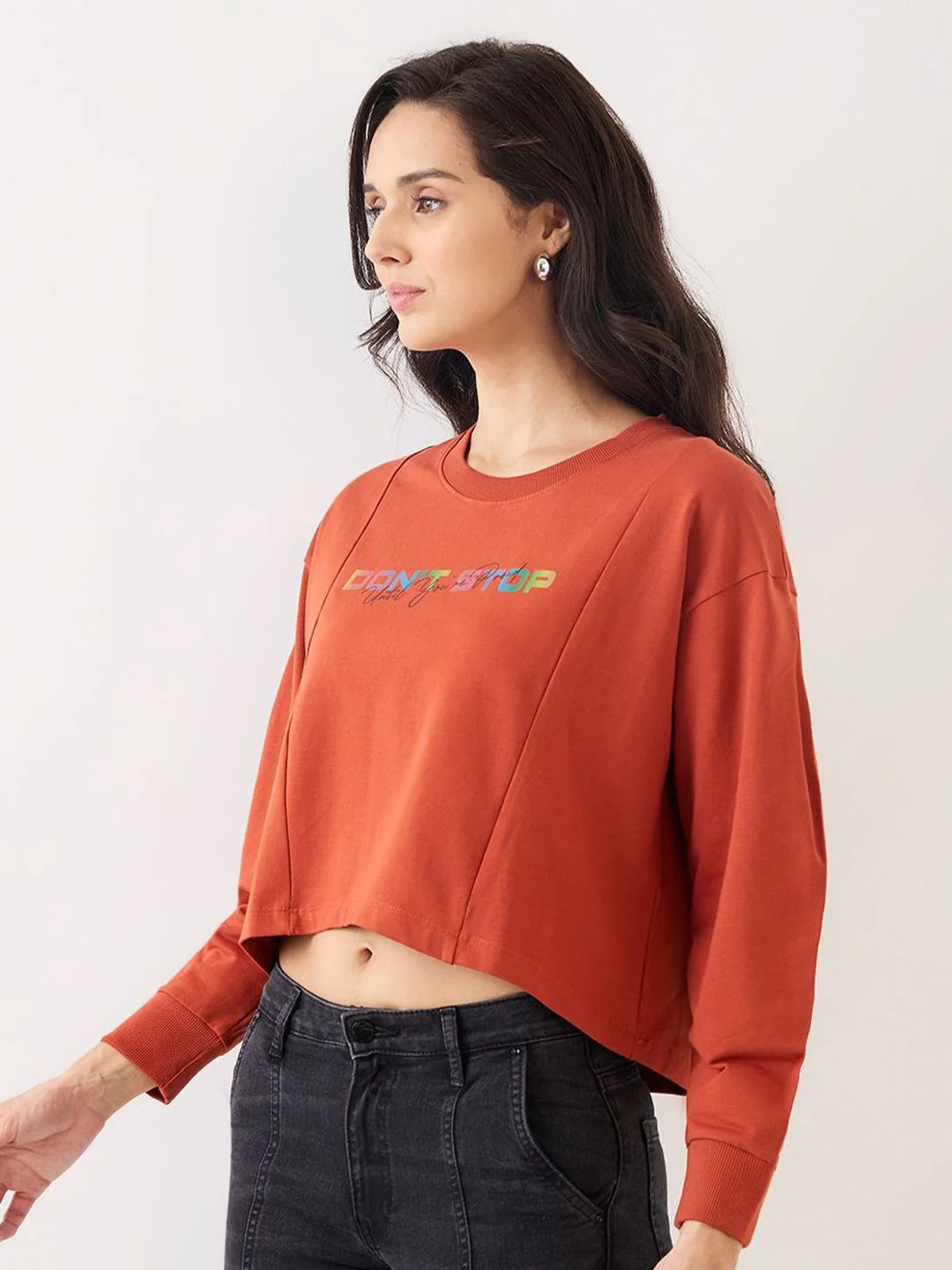 SPYKAR Women Printed Sweatshirt - Image 5