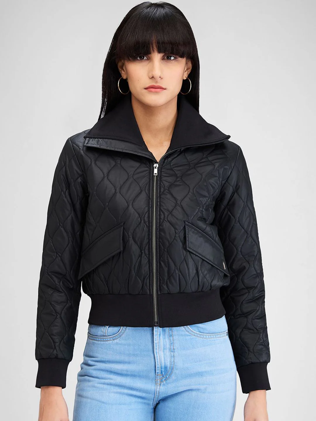 SPYKAR Women Quilted Jacket