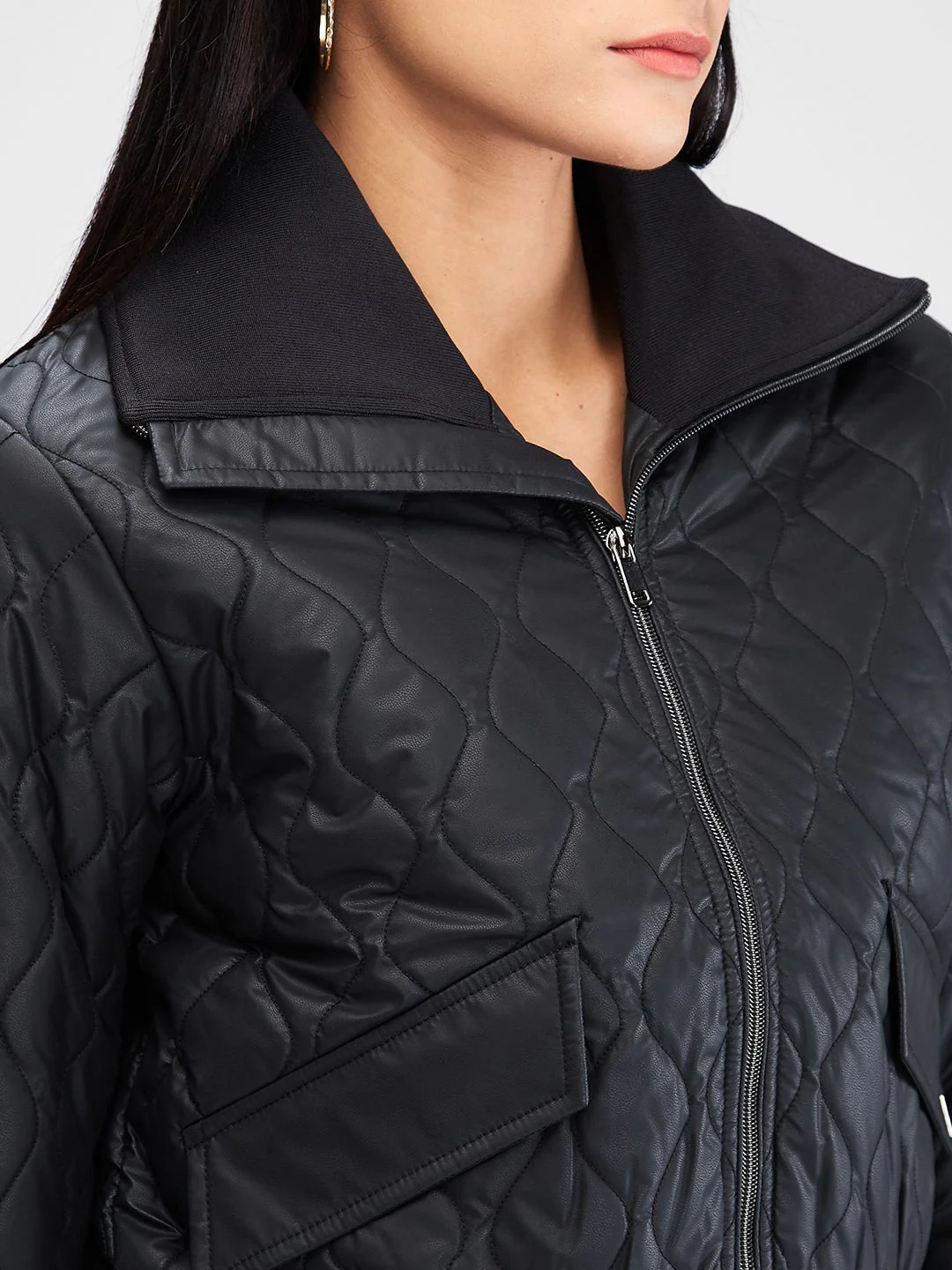 SPYKAR Women Quilted Jacket - Image 2