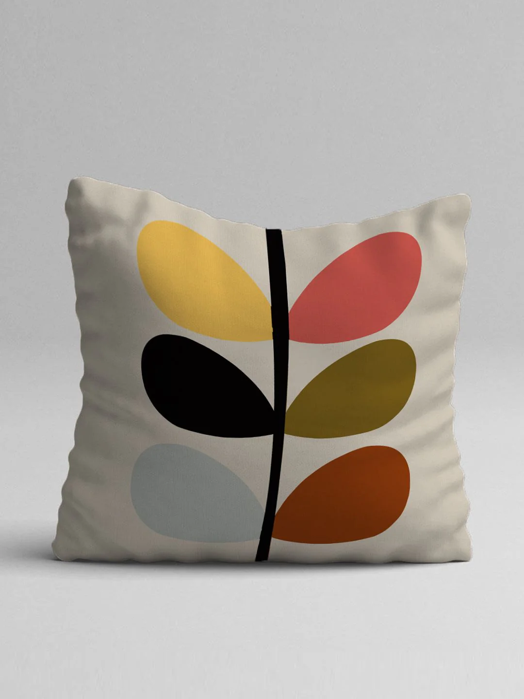 STITCHNEST Multicoloured Set of 5 Floral Square Cushion Covers - Image 4