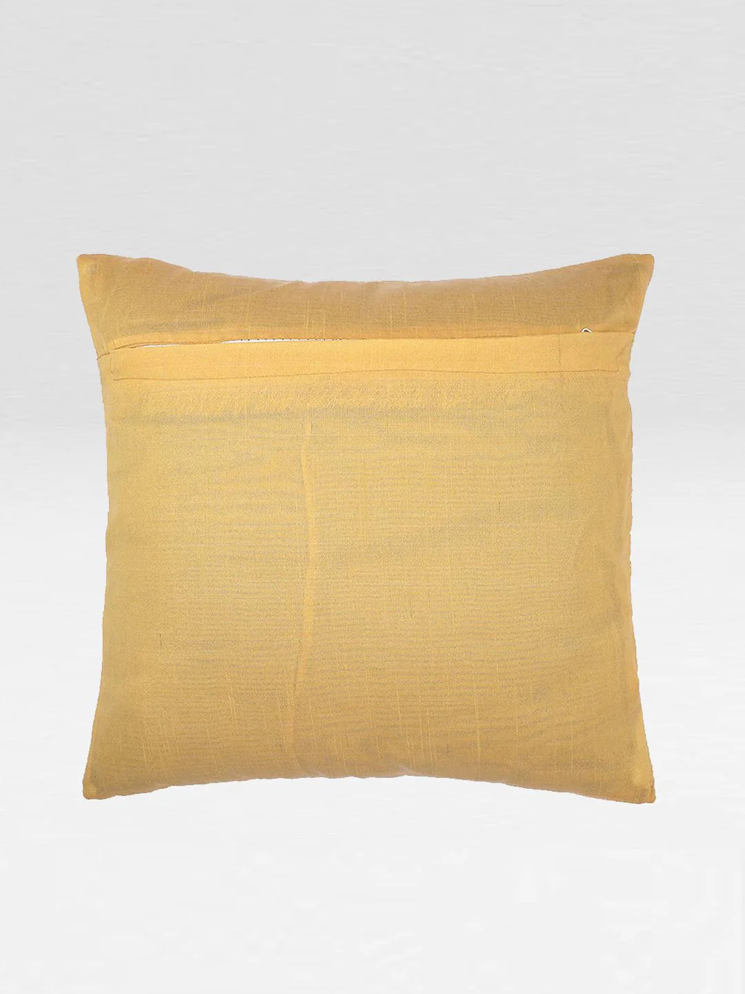 STITCHNEST Yellow & Purple Set of 5 Ethnic Motifs Square Cushion Covers - Image 7