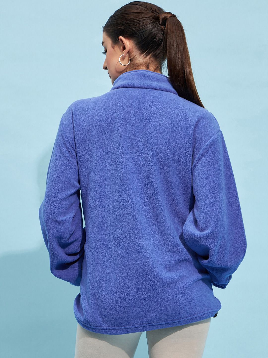 STREET 9 High Neck Crop Sweatshirt - Image 5