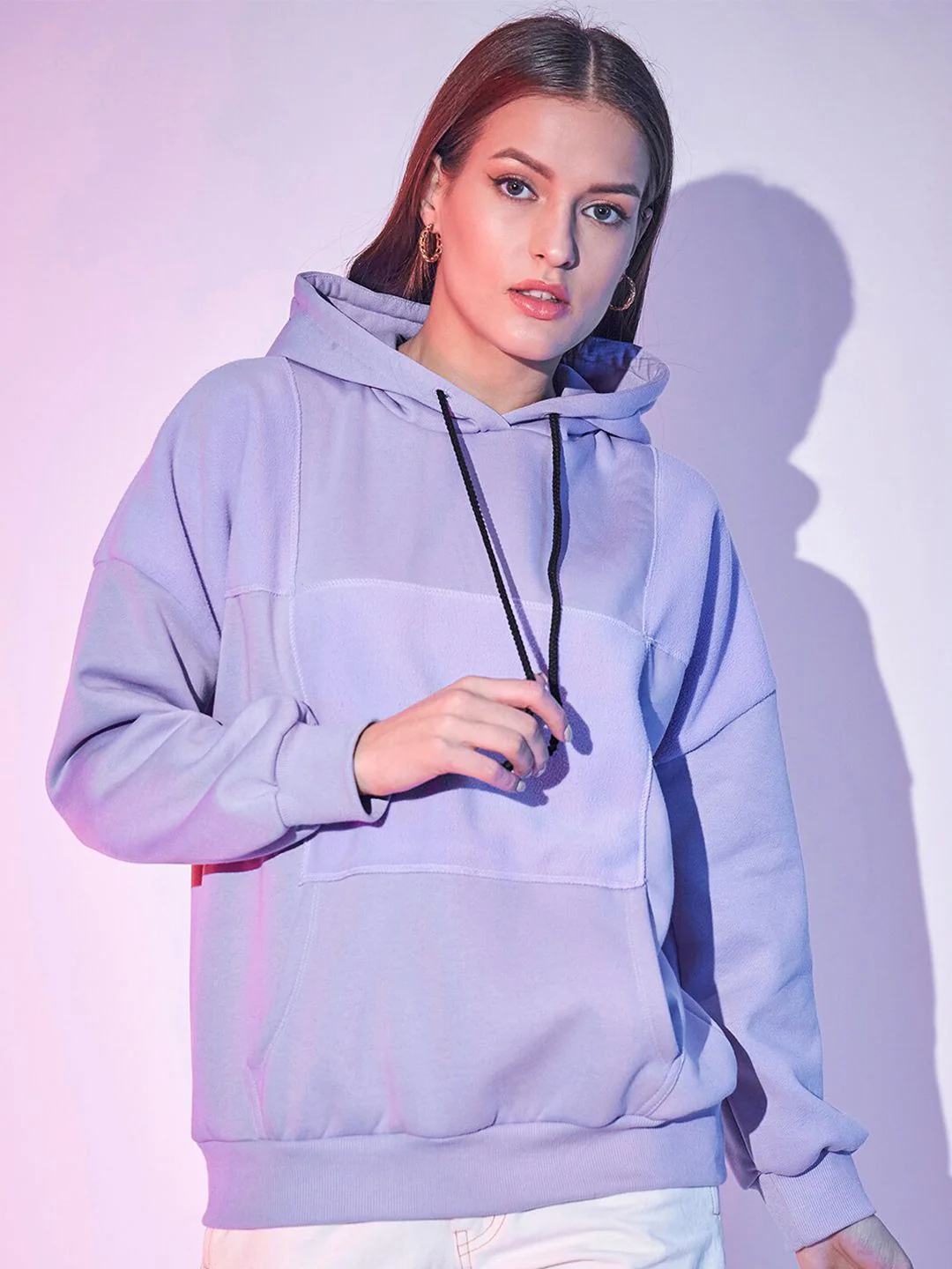 STREET 9 Hooded Fleece Pullover Sweatshirt