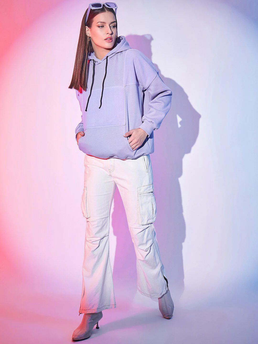 STREET 9 Hooded Fleece Pullover Sweatshirt - Image 4