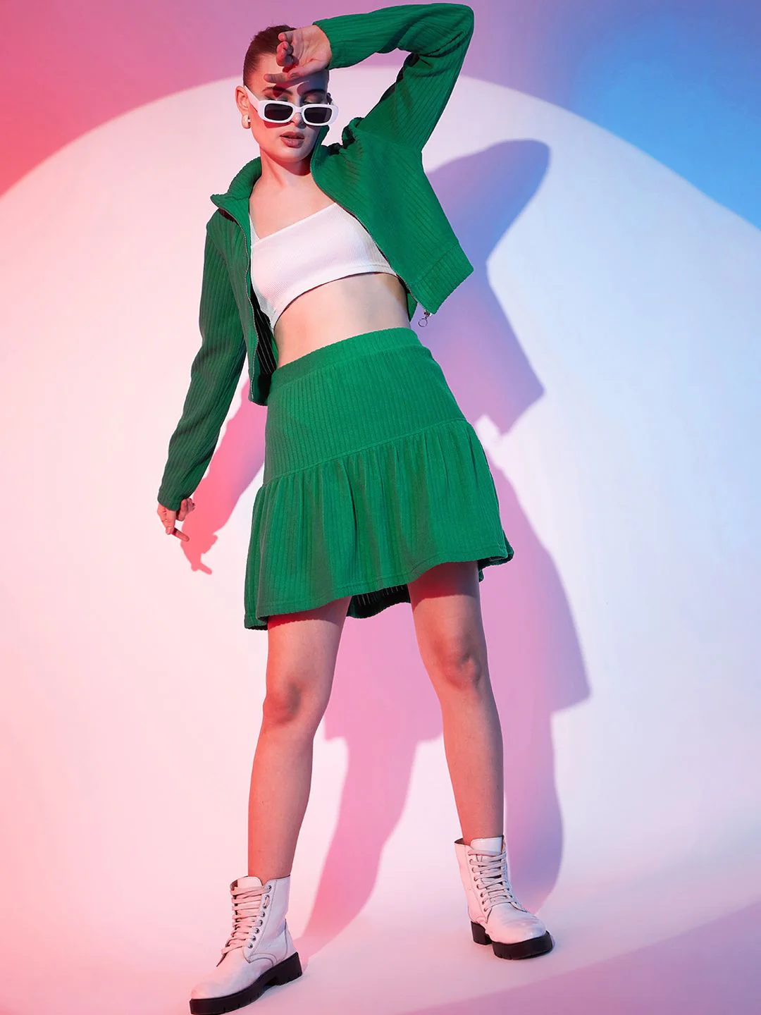 STREET 9 Mock Collar Open Front Jacket - Image 4