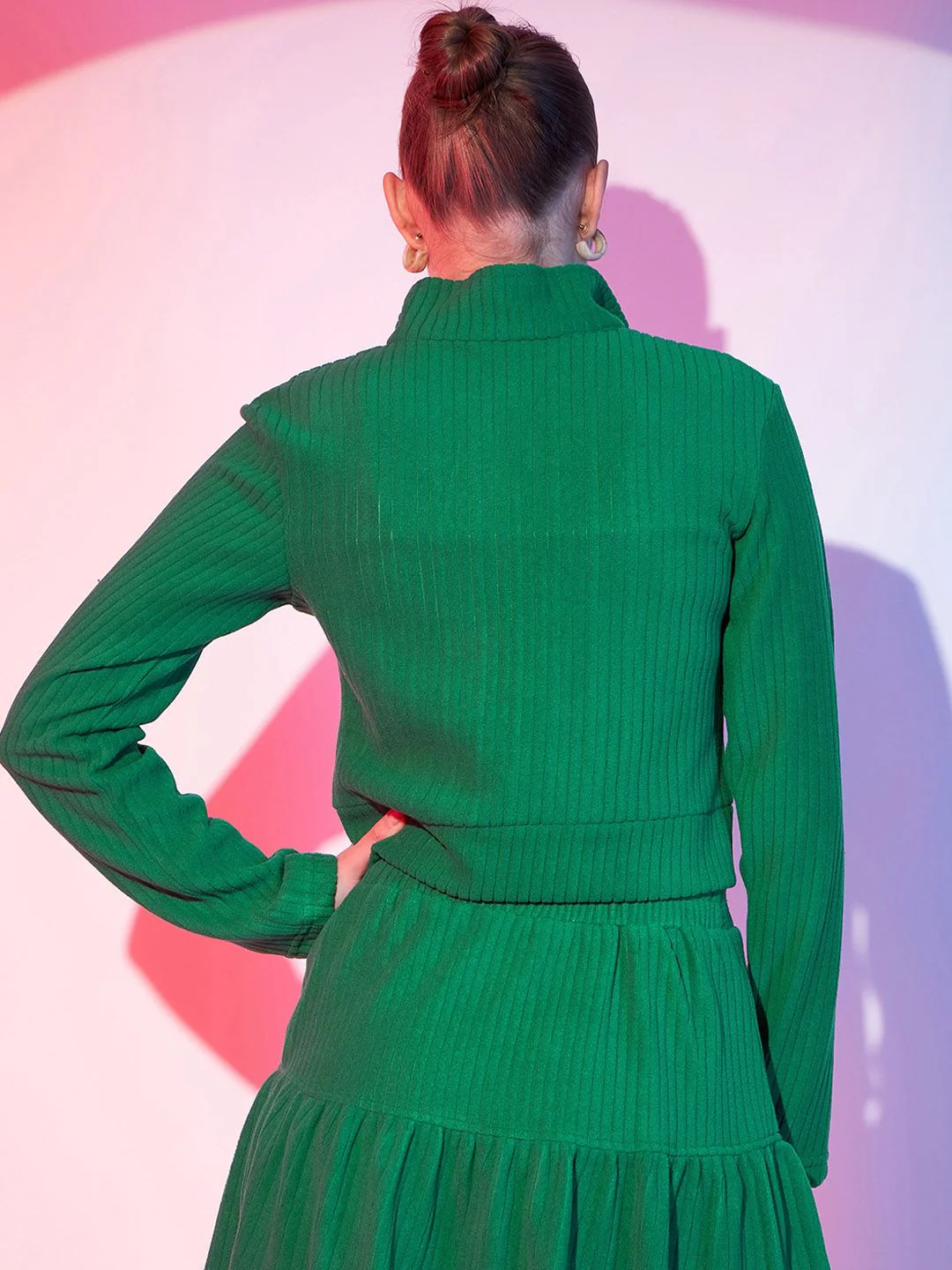 STREET 9 Mock Collar Open Front Jacket - Image 5