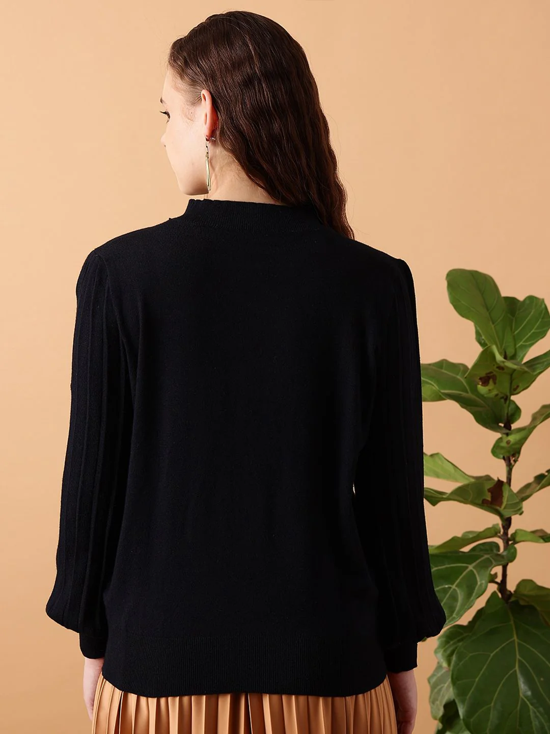 STREET 9 Ribbed Acrylic Pullover - Image 3