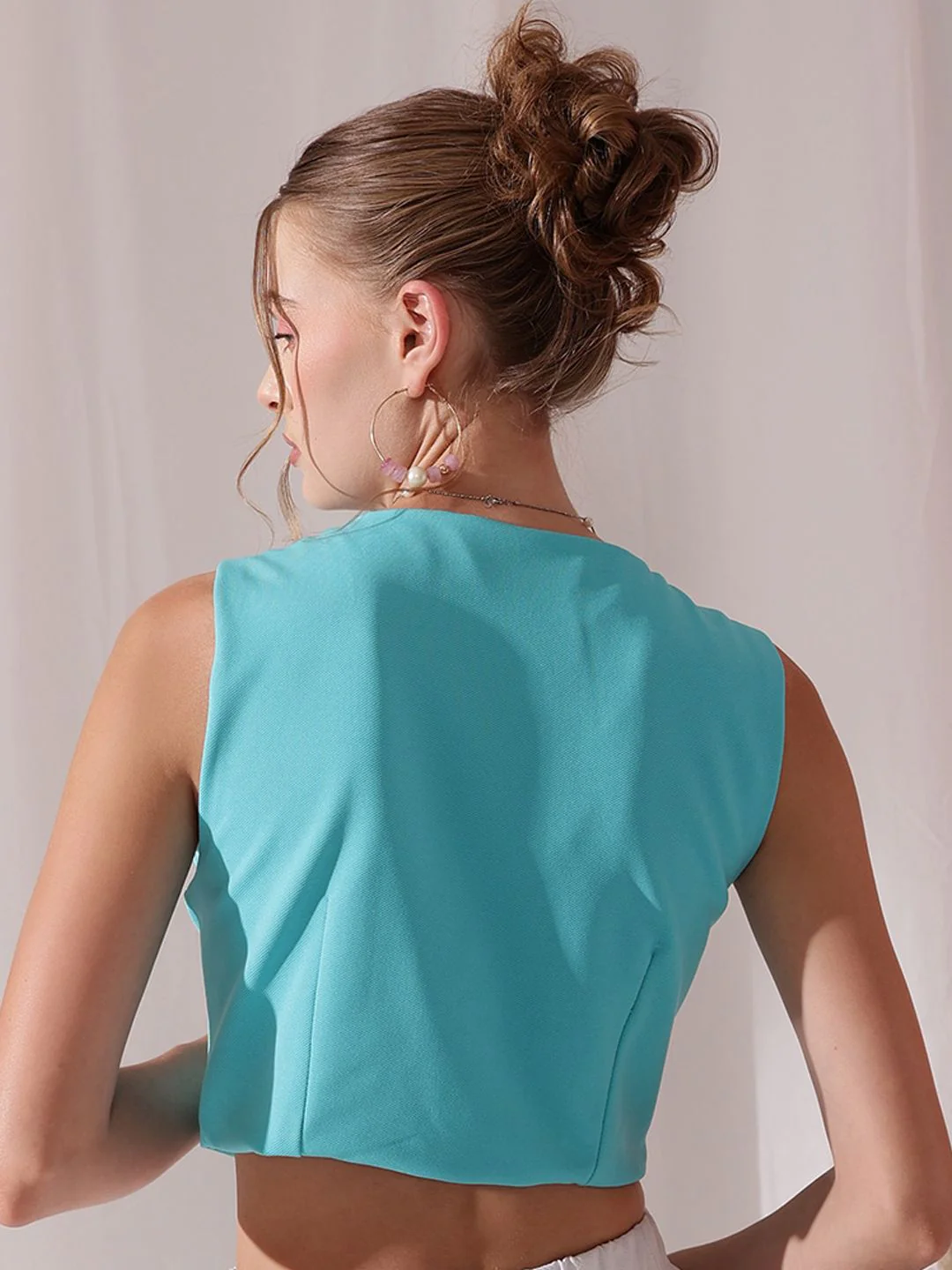 STREET 9 V-Neck Sleeveless Waistcoat - Image 5