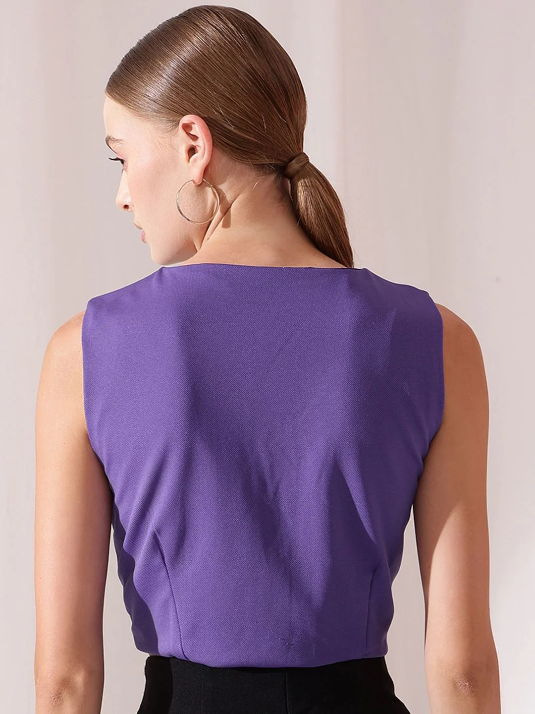 STREET 9 V-Neck Sleeveless Waistcoat - Image 5