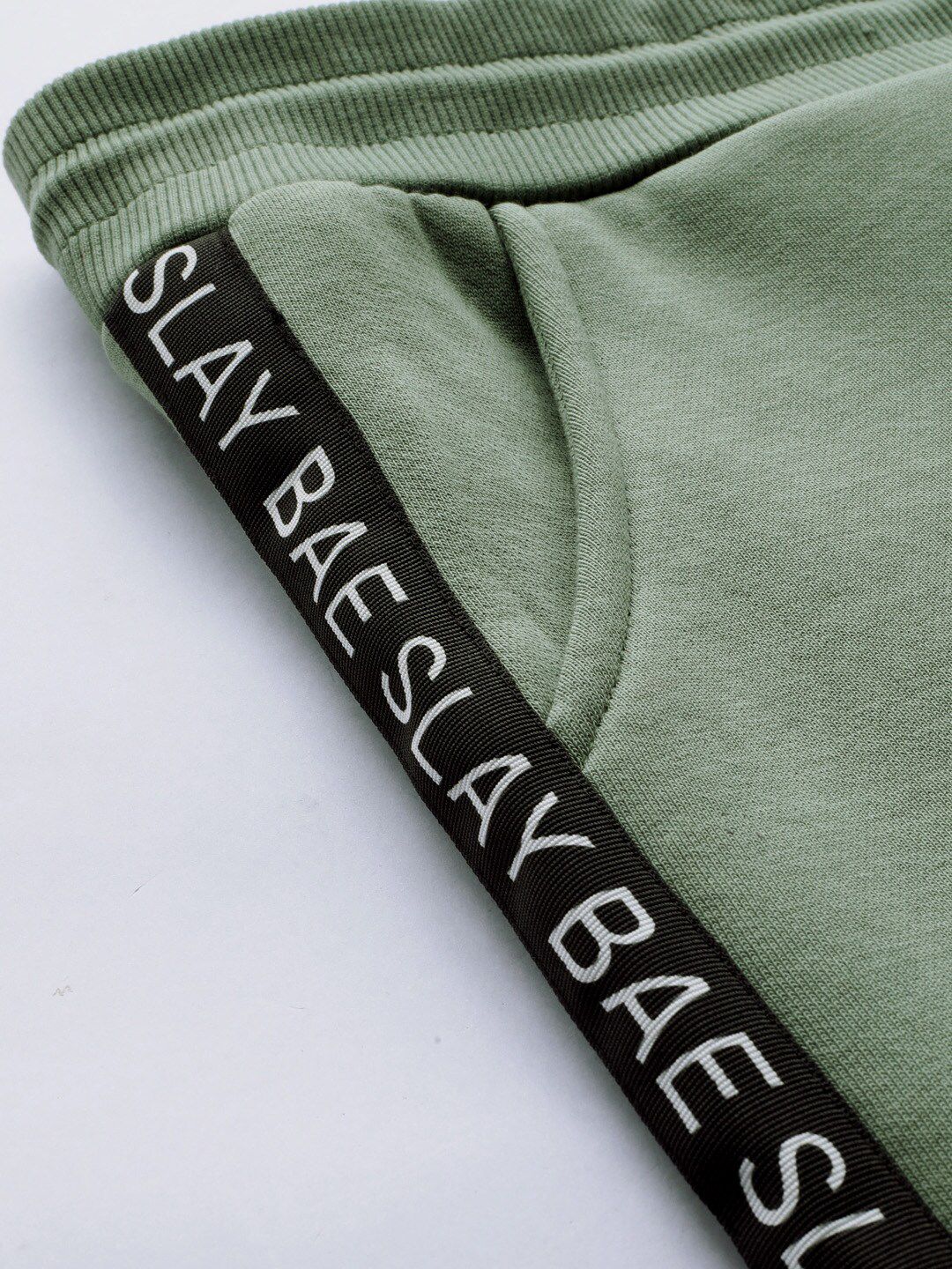 STREET 9 Women Green Regular Fit Solid Joggers - Image 5