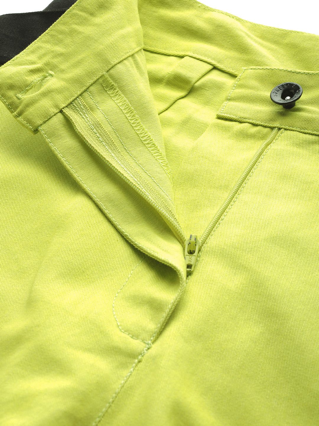 STREET 9 Women Lime Green Cargos - Image 4