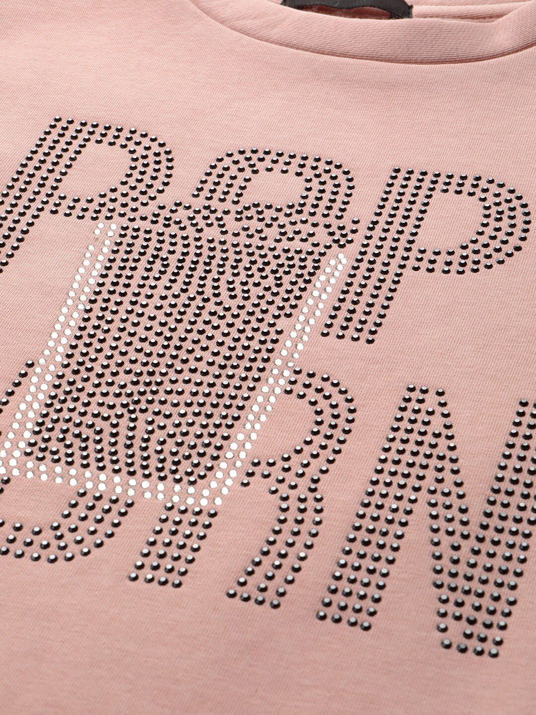 STREET 9 Women Pink Printed Sweatshirt - Image 2