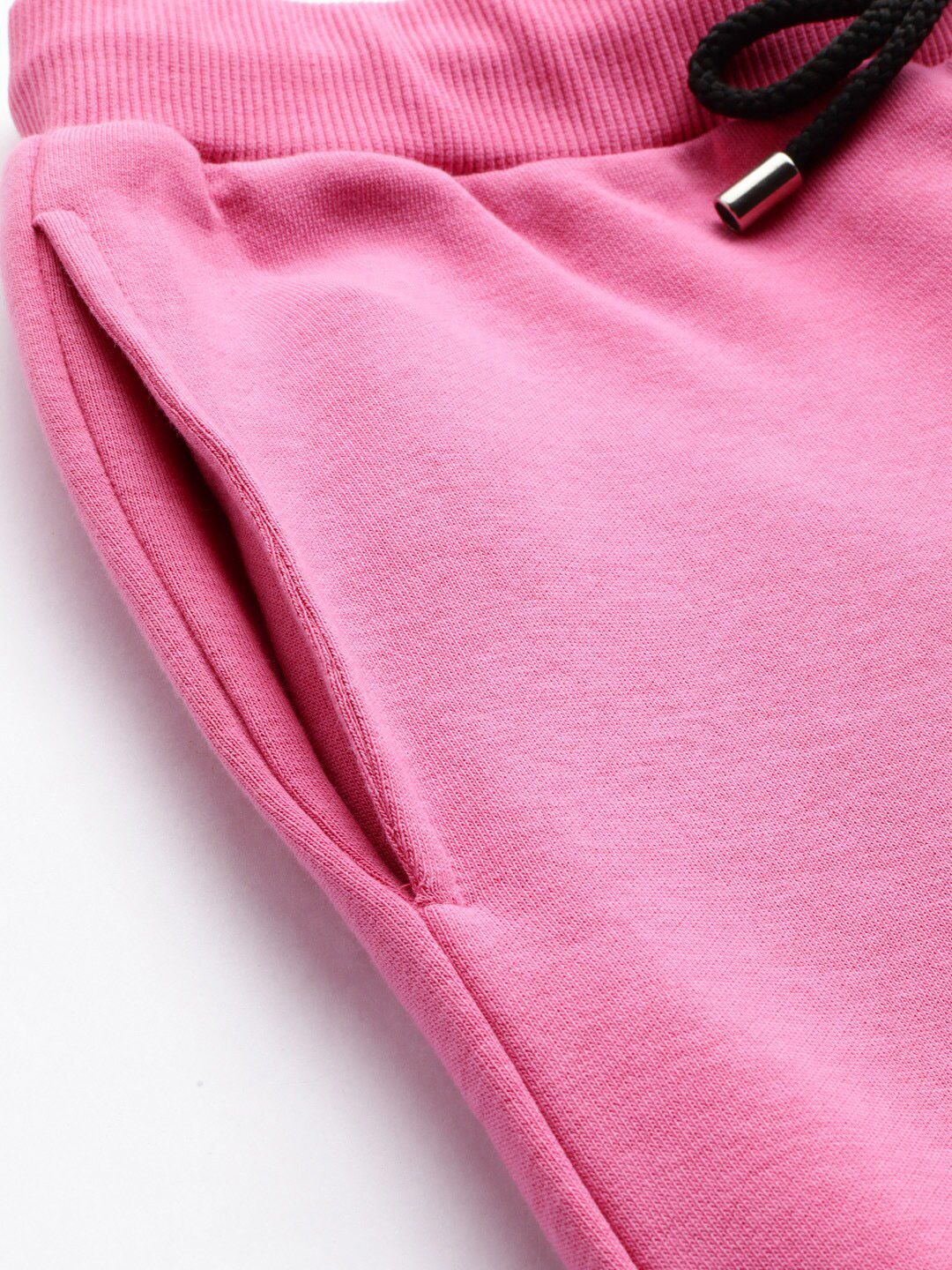 STREET 9 Women Pink Regular Fit Solid Joggers - Image 6