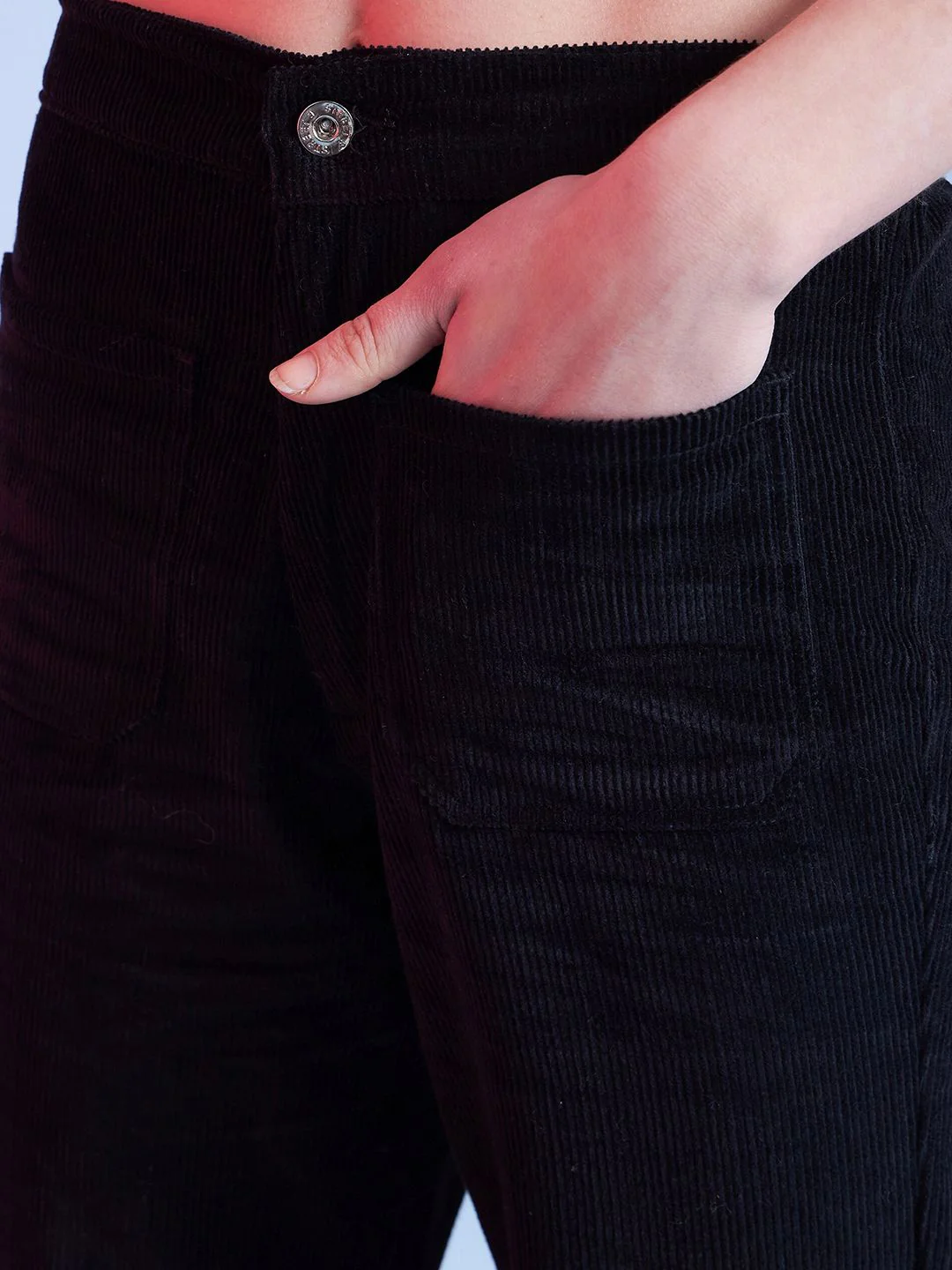 STREET 9 Women Relaxed Cotton Flared Trousers - Image 6