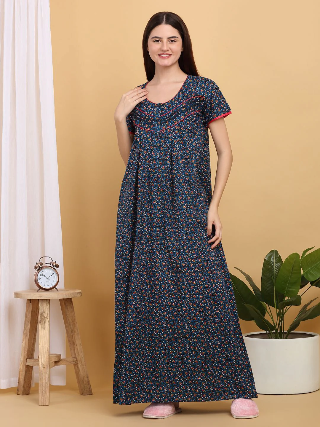 Sweet Dreams Printed Maxi Nightdress - Image 2
