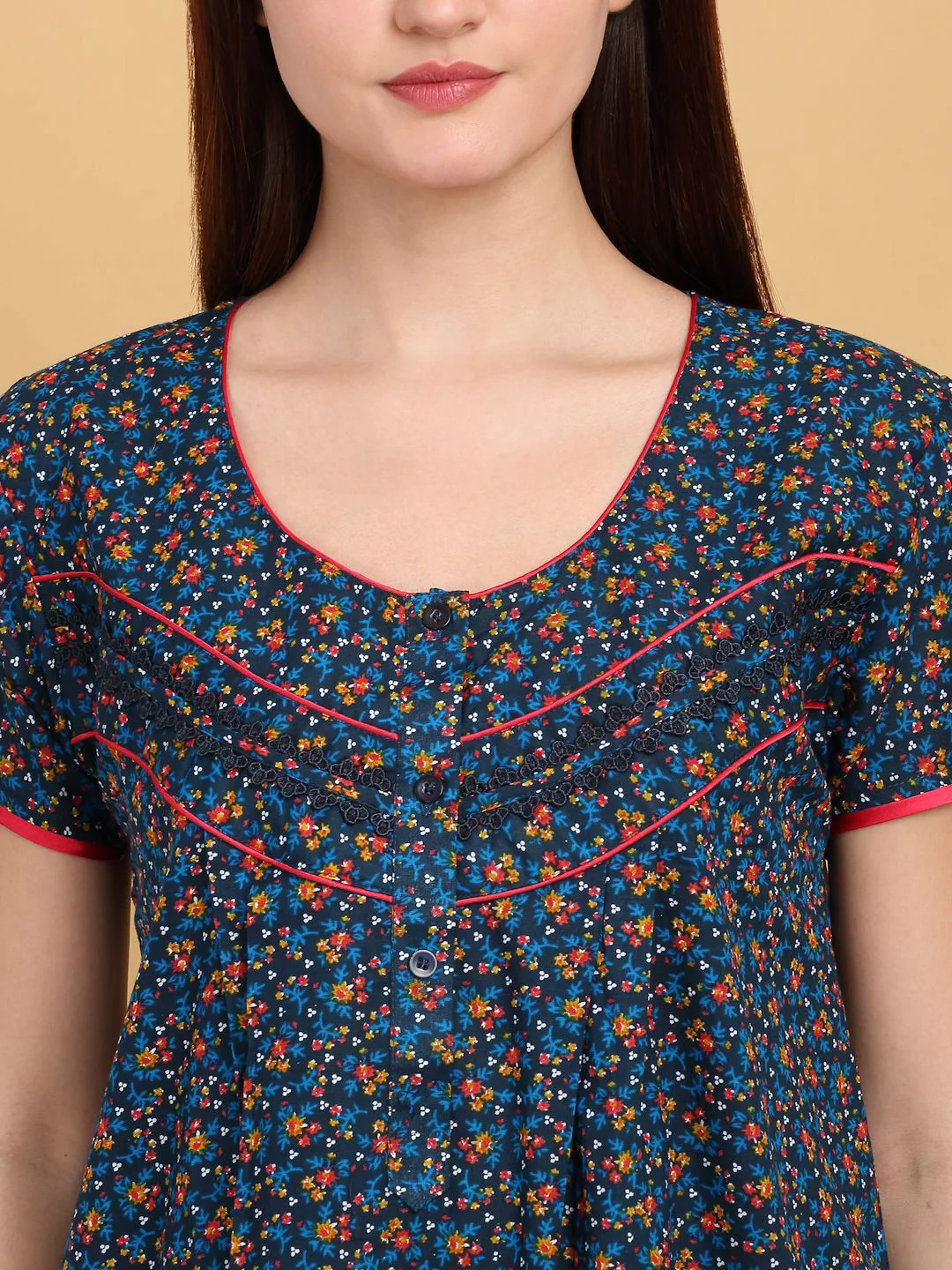 Sweet Dreams Printed Maxi Nightdress - Image 3