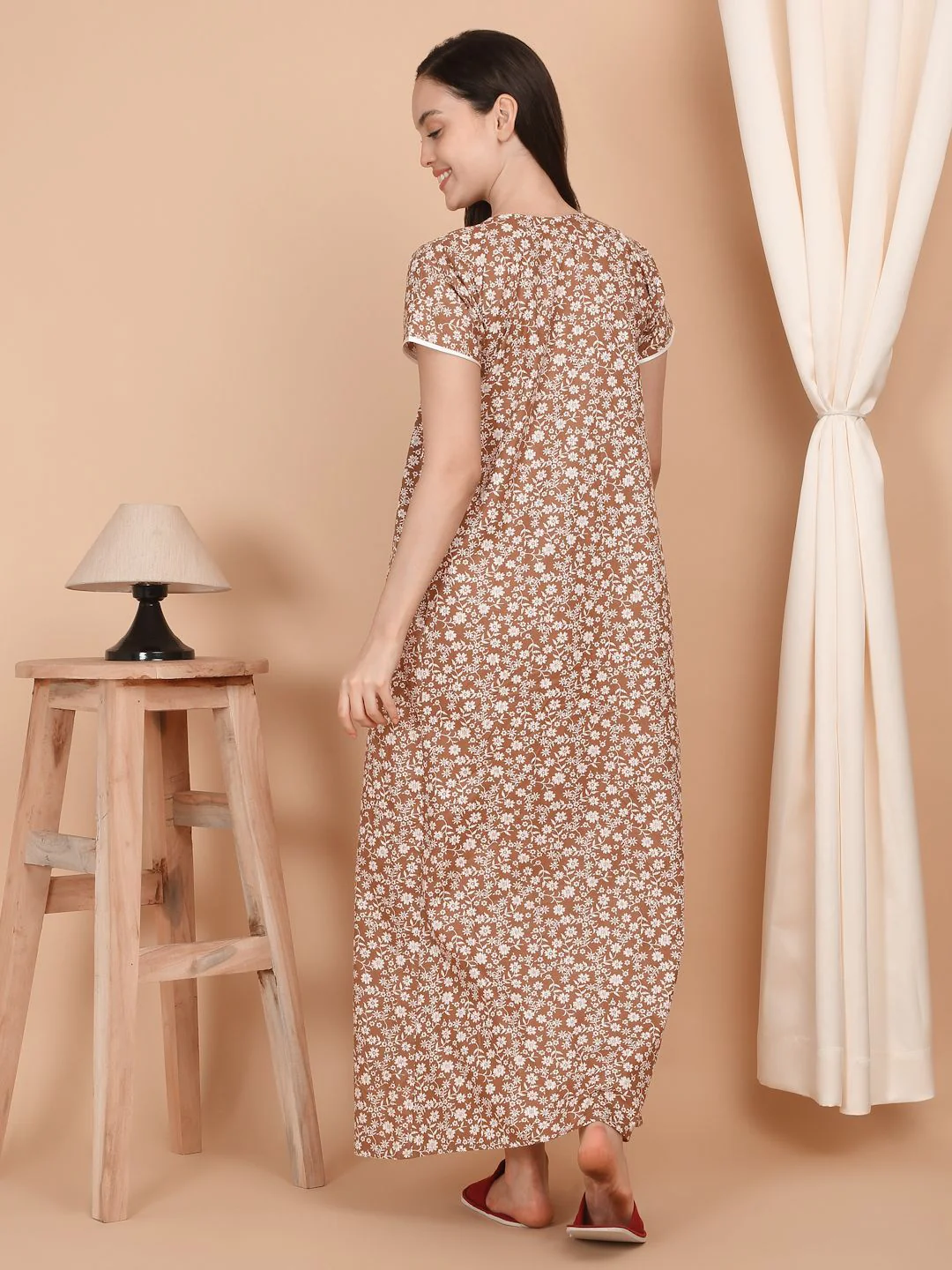Sweet Dreams Printed Maxi Nightdress - Image 4