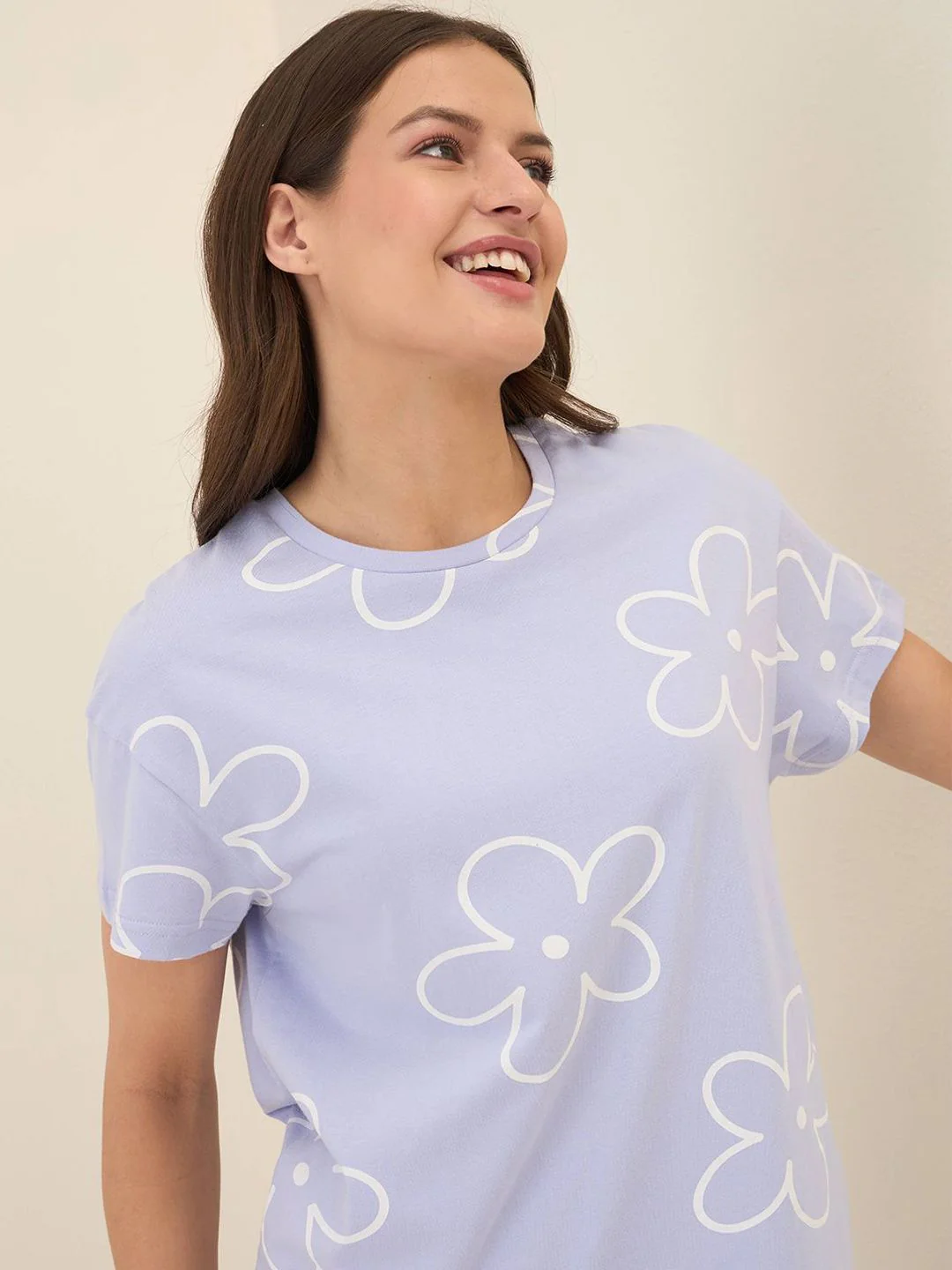 Sweet Dreams Women Printed Night suit - Image 2