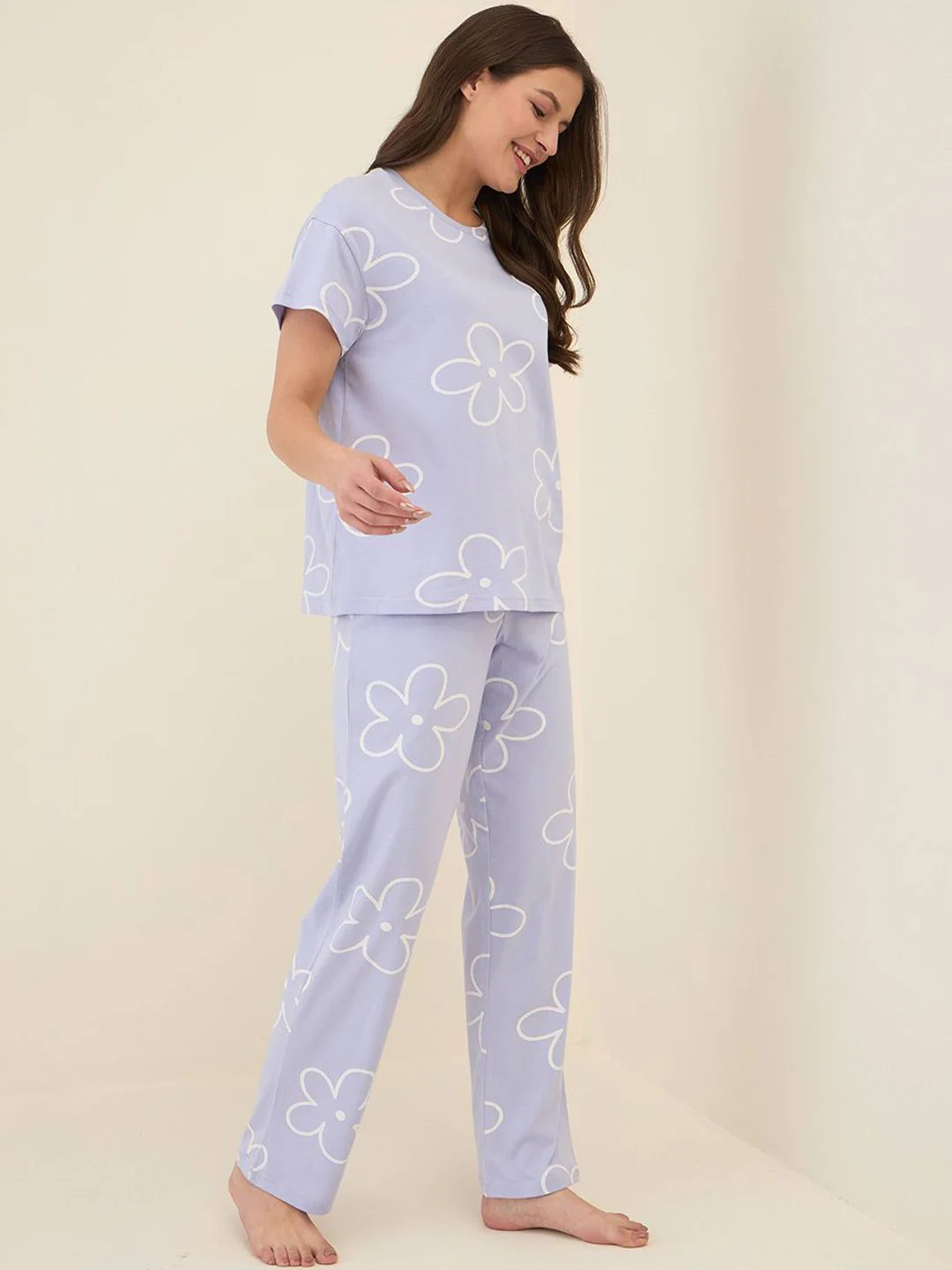 Sweet Dreams Women Printed Night suit - Image 3