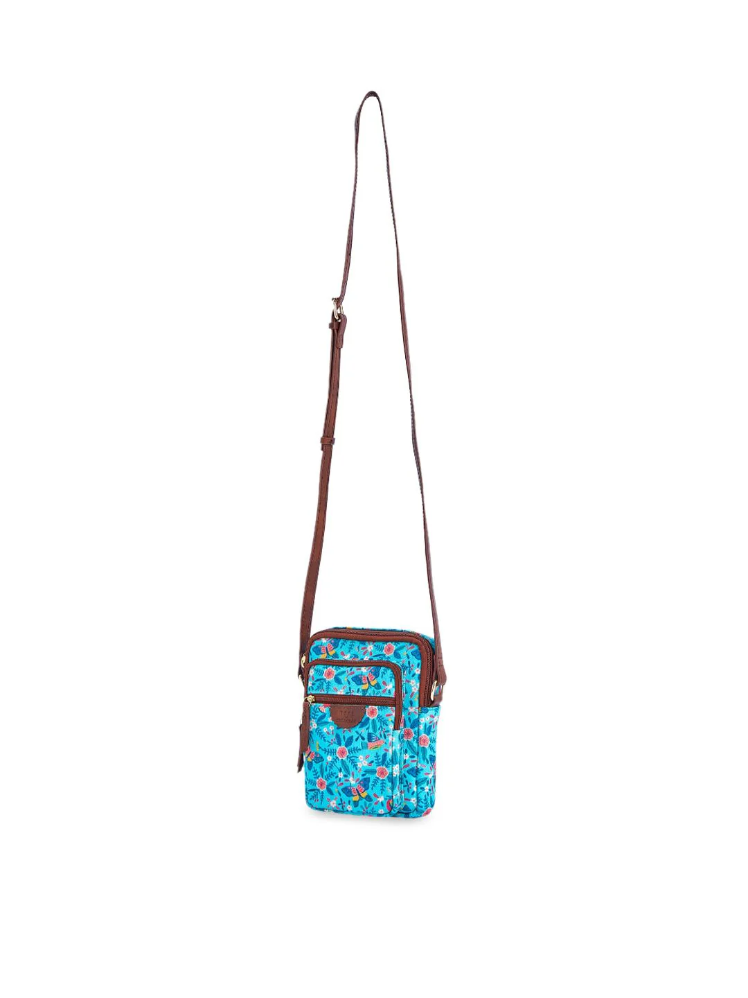 TEAL BY CHUMBAK Birds of Paradise Structured Sling Bag - Image 8
