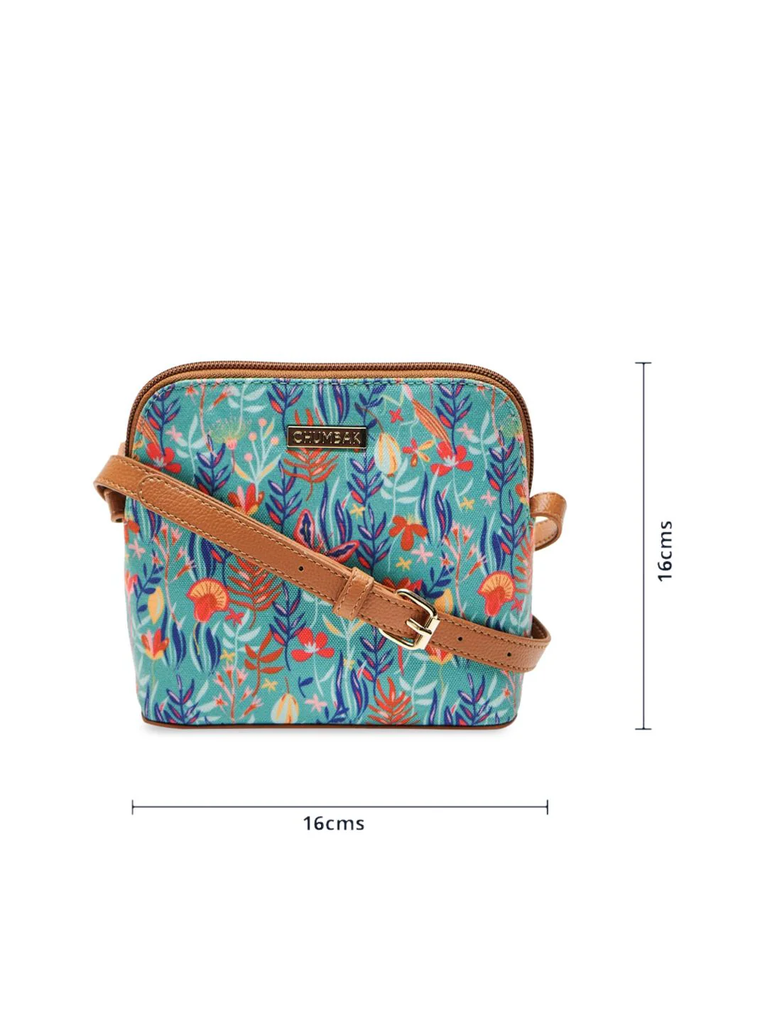 TEAL BY CHUMBAK Women Floral Printed Sling Bag - Image 6