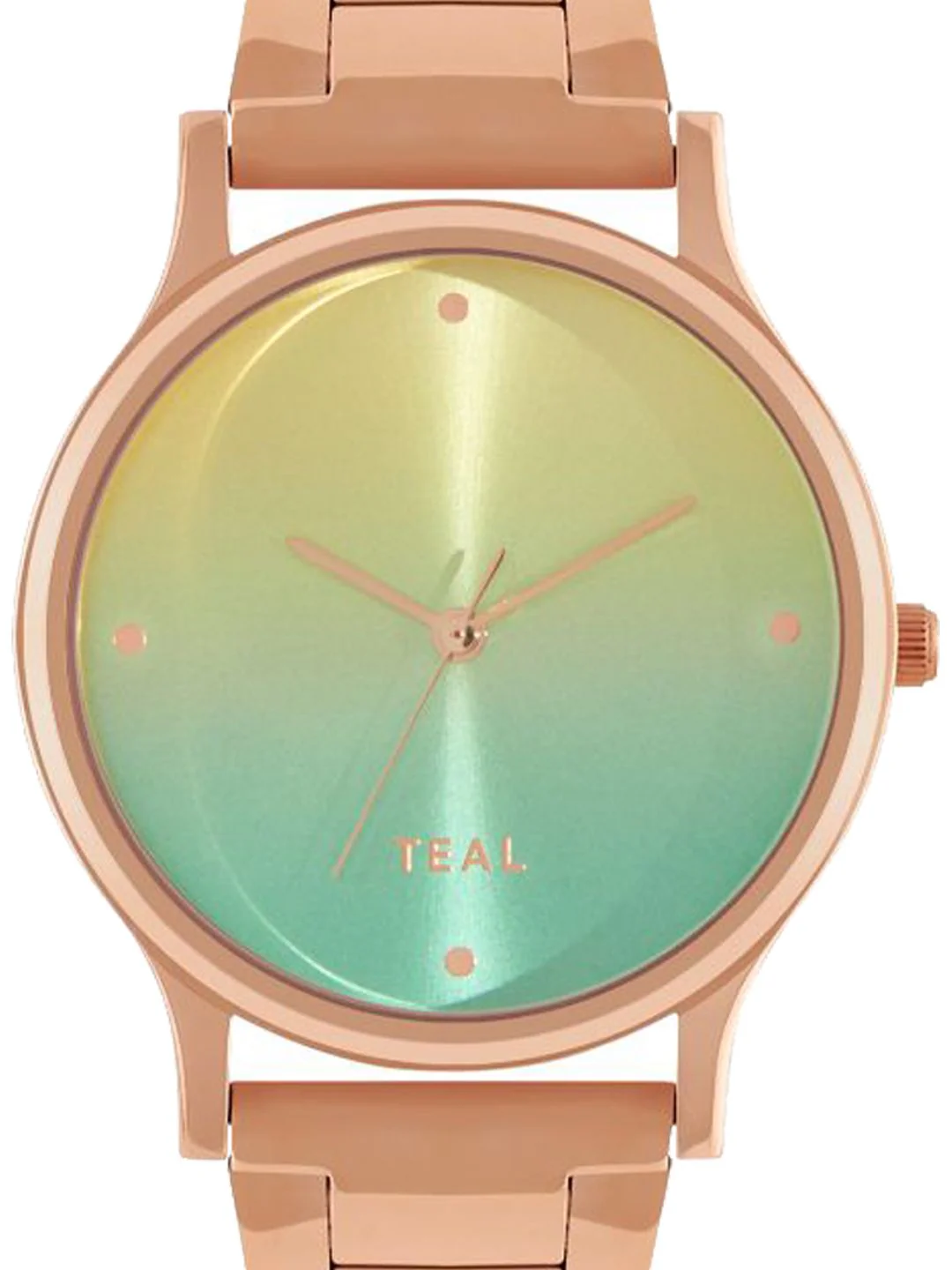 TEAL BY CHUMBAK Women Stainless Steel Bracelet Style Straps Digital Watch 8907605135224 - Image 4