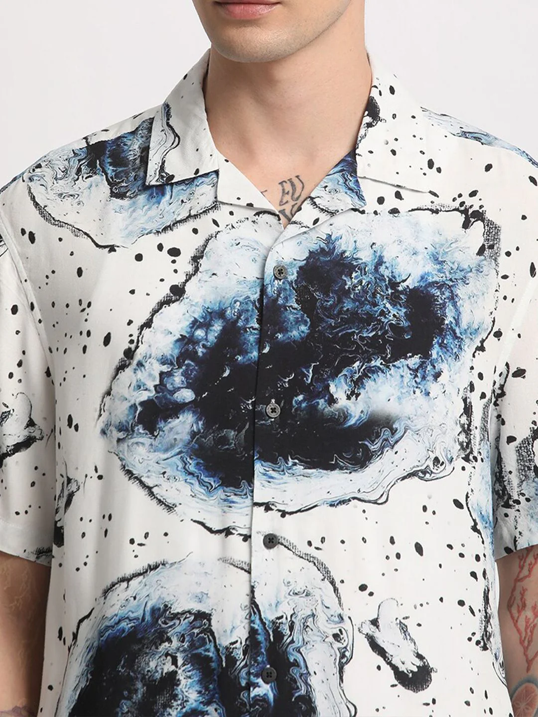 THE BEAR HOUSE Abstract Printed Casual Shirt - Image 2