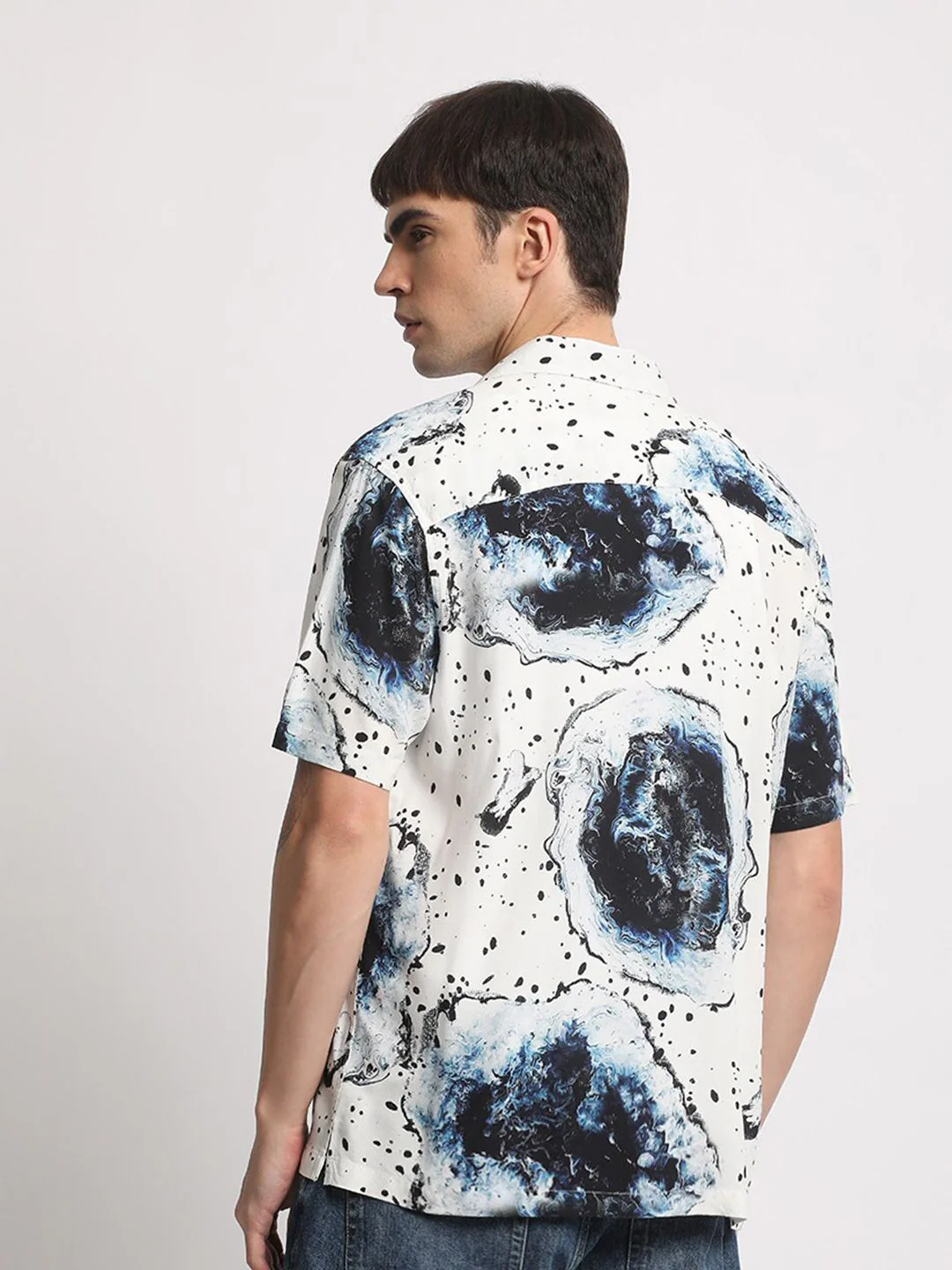 THE BEAR HOUSE Abstract Printed Casual Shirt - Image 5