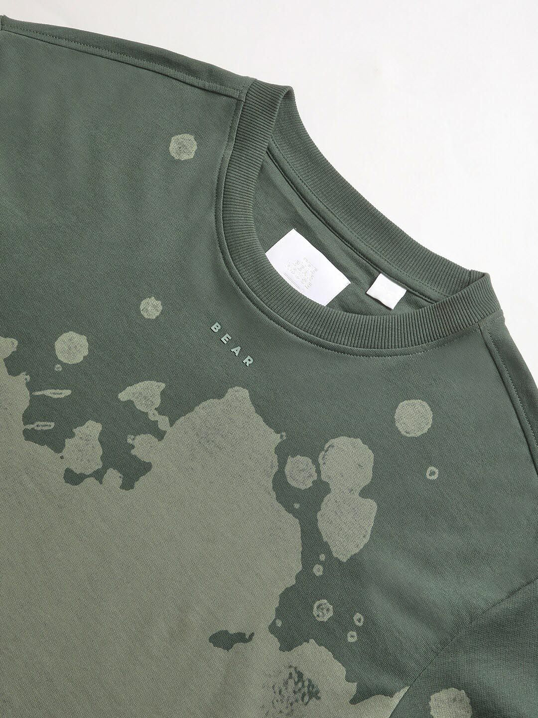 THE BEAR HOUSE Abstract Printed Regular Fit Cotton T-shirt - Image 7