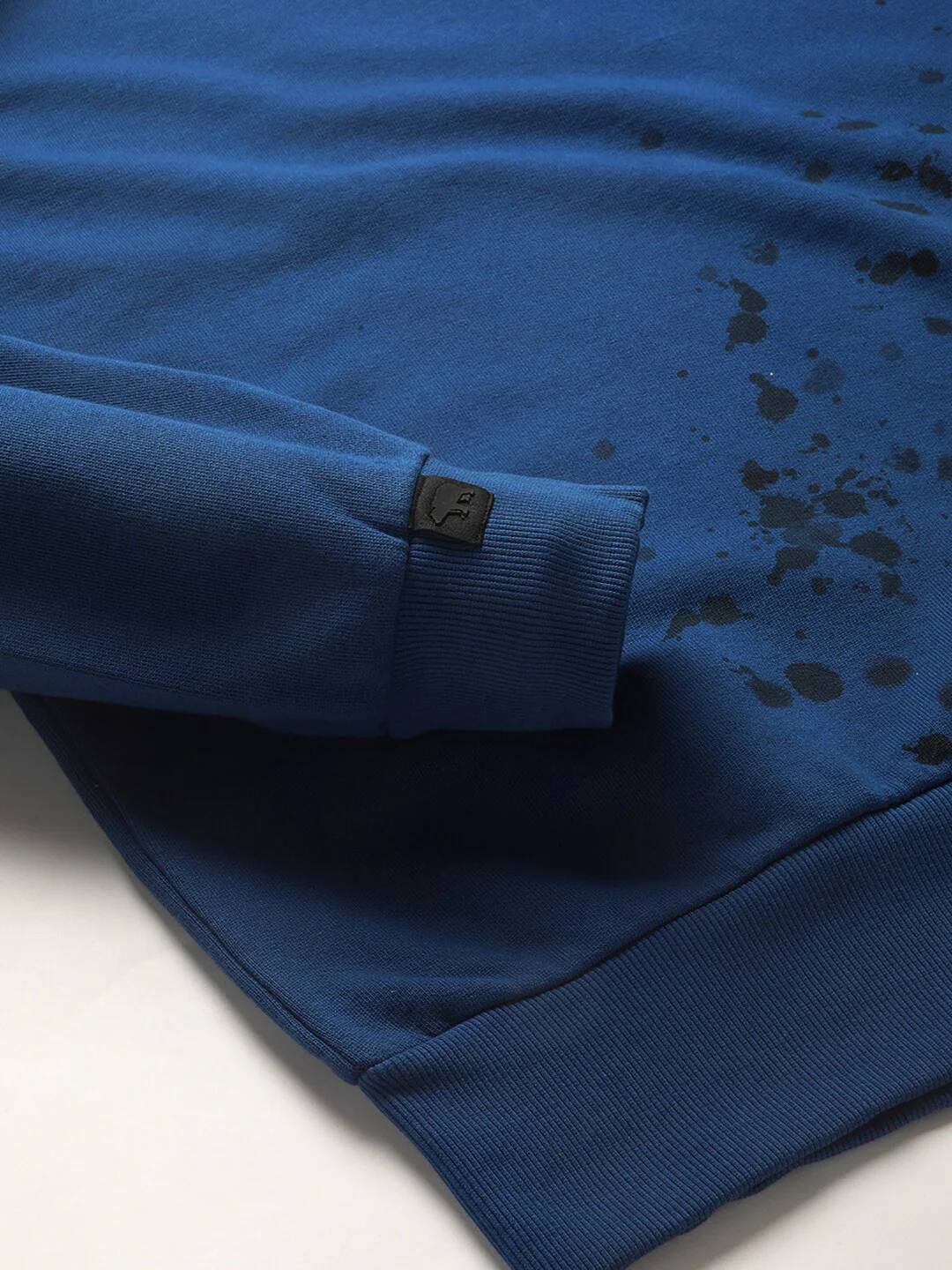 THE BEAR HOUSE Abstract Printed Terry Pure Cotton Pullover - Image 7