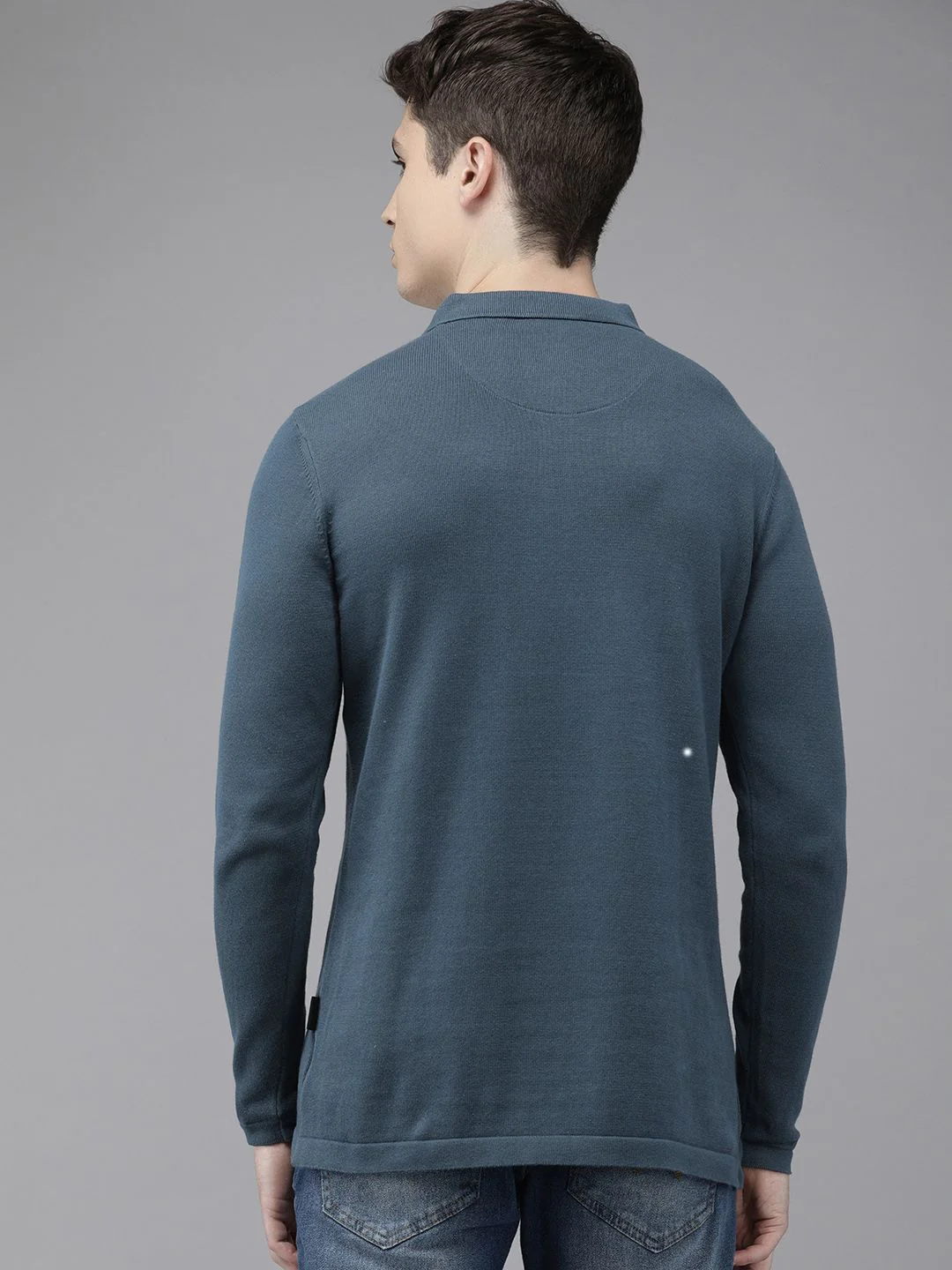 THE BEAR HOUSE Ardor Edition Men Cotton Brand Logo Printed Polo Collar Slim Fit T-shirt - Image 5
