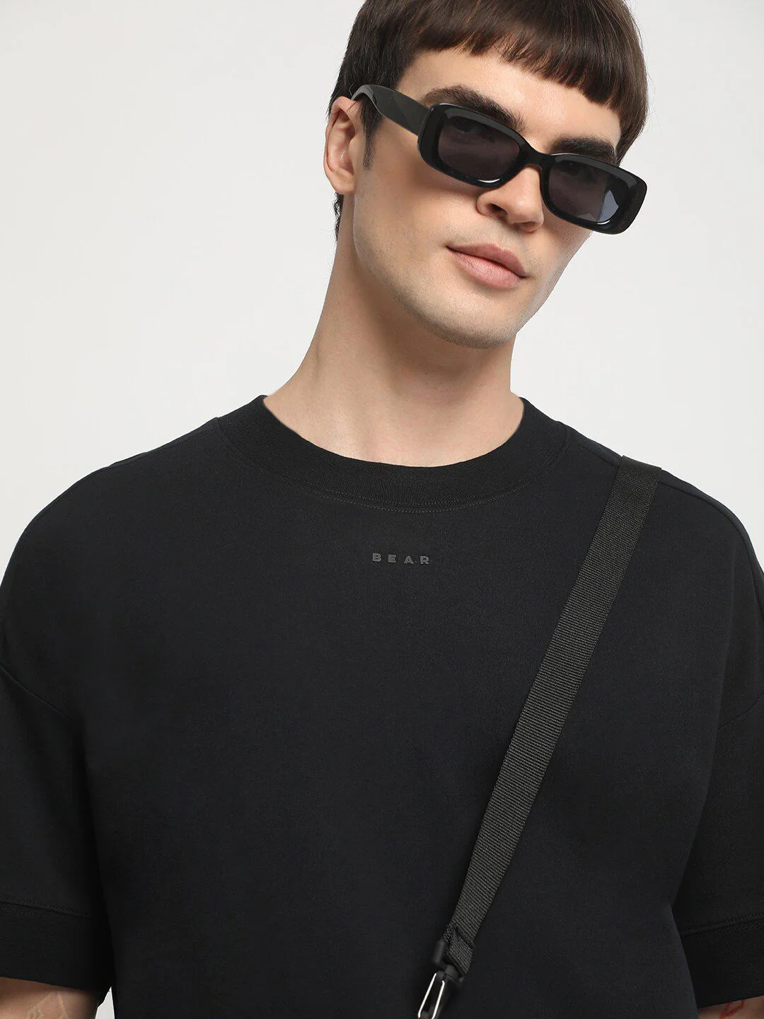THE BEAR HOUSE Drop Shoulder Pure Cotton Relaxed Fit T-shirt - Image 6